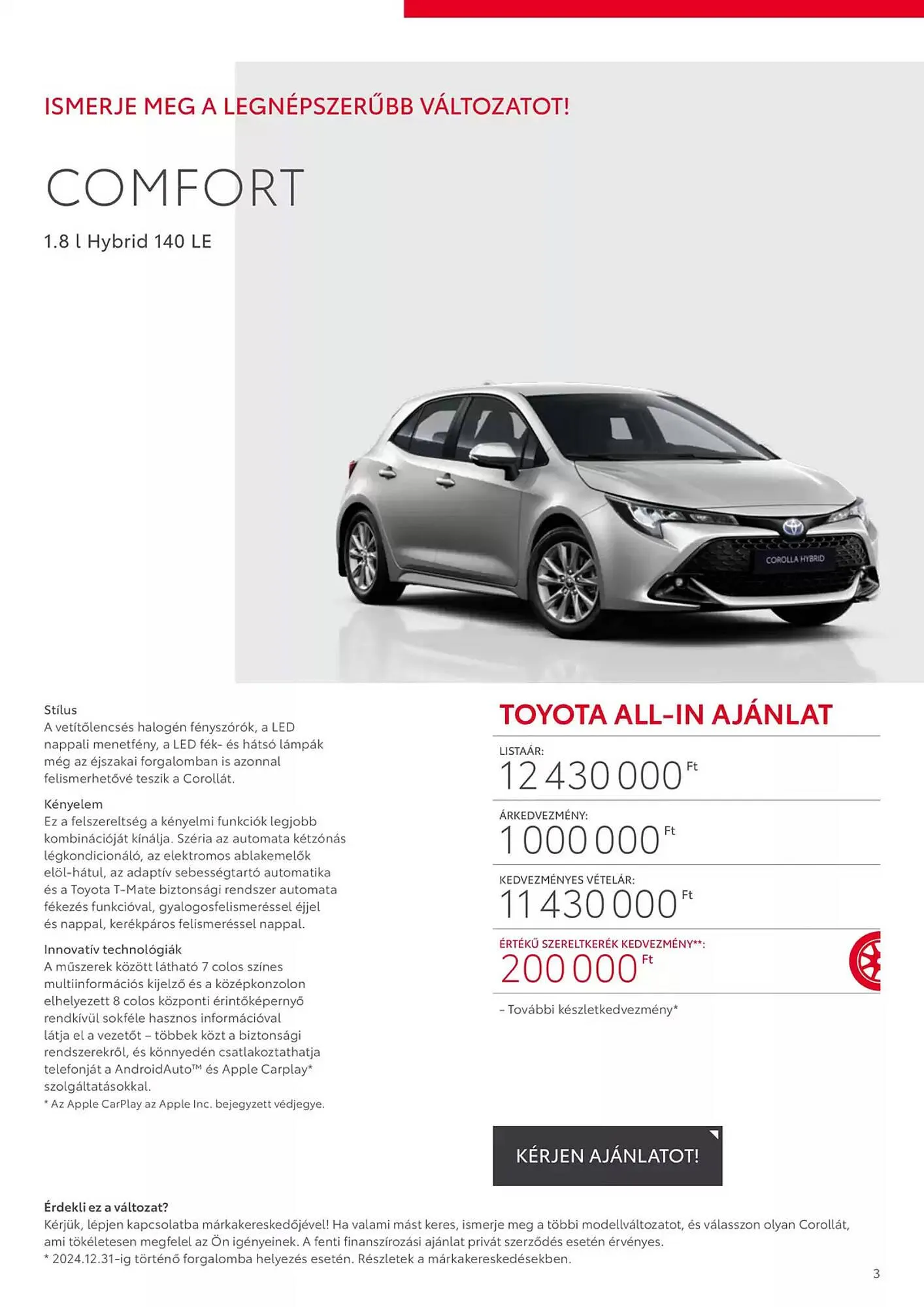 Katalógus Toyota akciós újság december 17.-tól december 17.-ig 2025. - Oldal 3