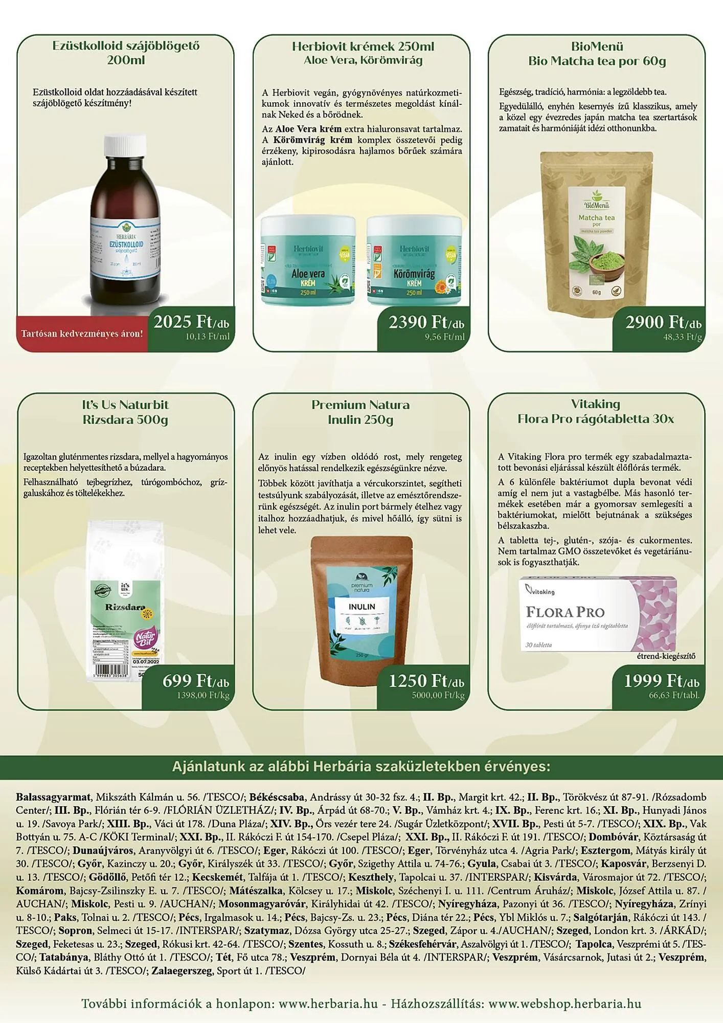 Katalógus Herbária akciós újság július 4.-tól július 18.-ig 2024. - Oldal 2