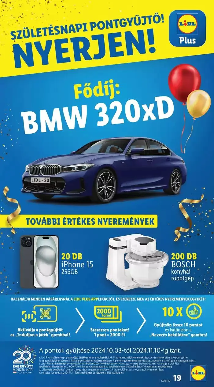 Katalógus Akciós újság – 40. hét október 3.-tól október 9.-ig 2024. - Oldal 19