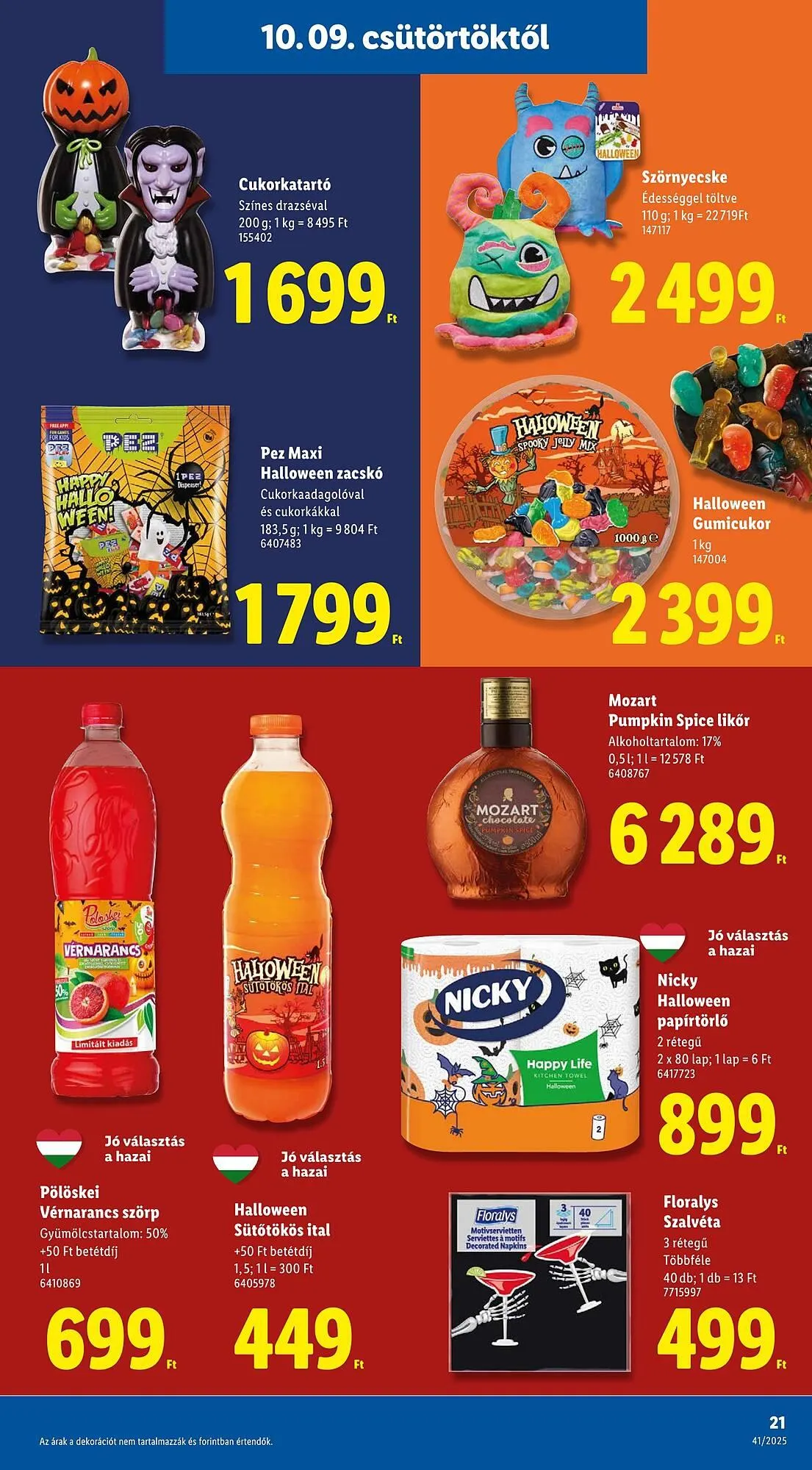 Katalógus Lidl akciós újság október 9.-tól október 15.-ig 2025. - Oldal 21