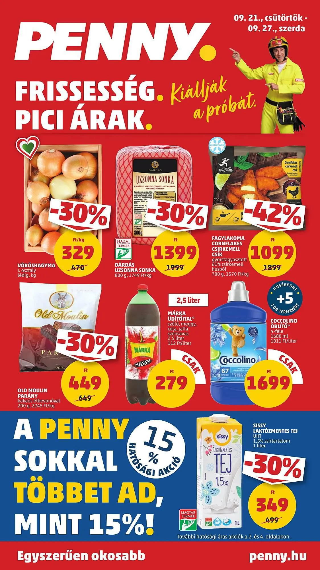 Katalógus PENNY akciós újság szeptember 21.-tól szeptember 27.-ig 2023. - Oldal 1