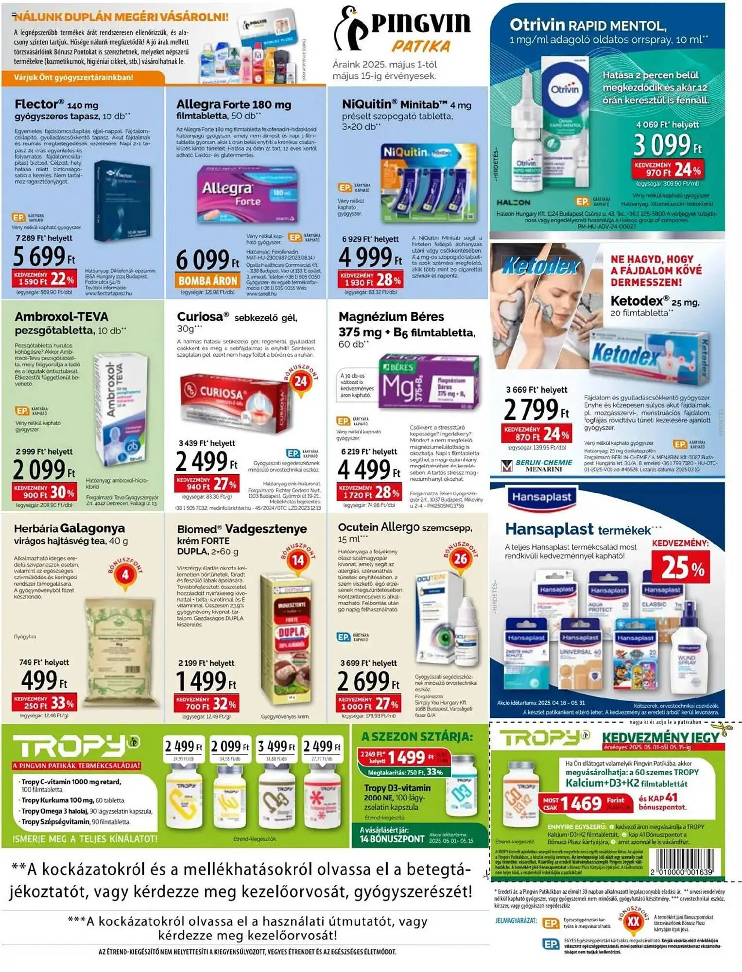 Katalógus Pingvin Patika akciós újság május 1.-tól május 15.-ig 2025. - Oldal 3
