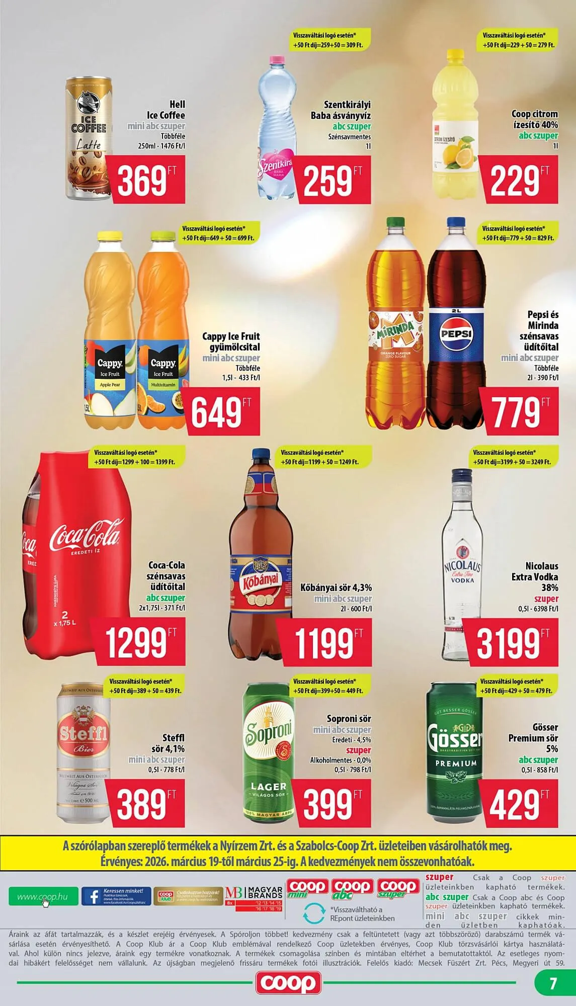 Katalógus Coop akciós újság március 19.-tól március 25.-ig 2026. - Oldal 7