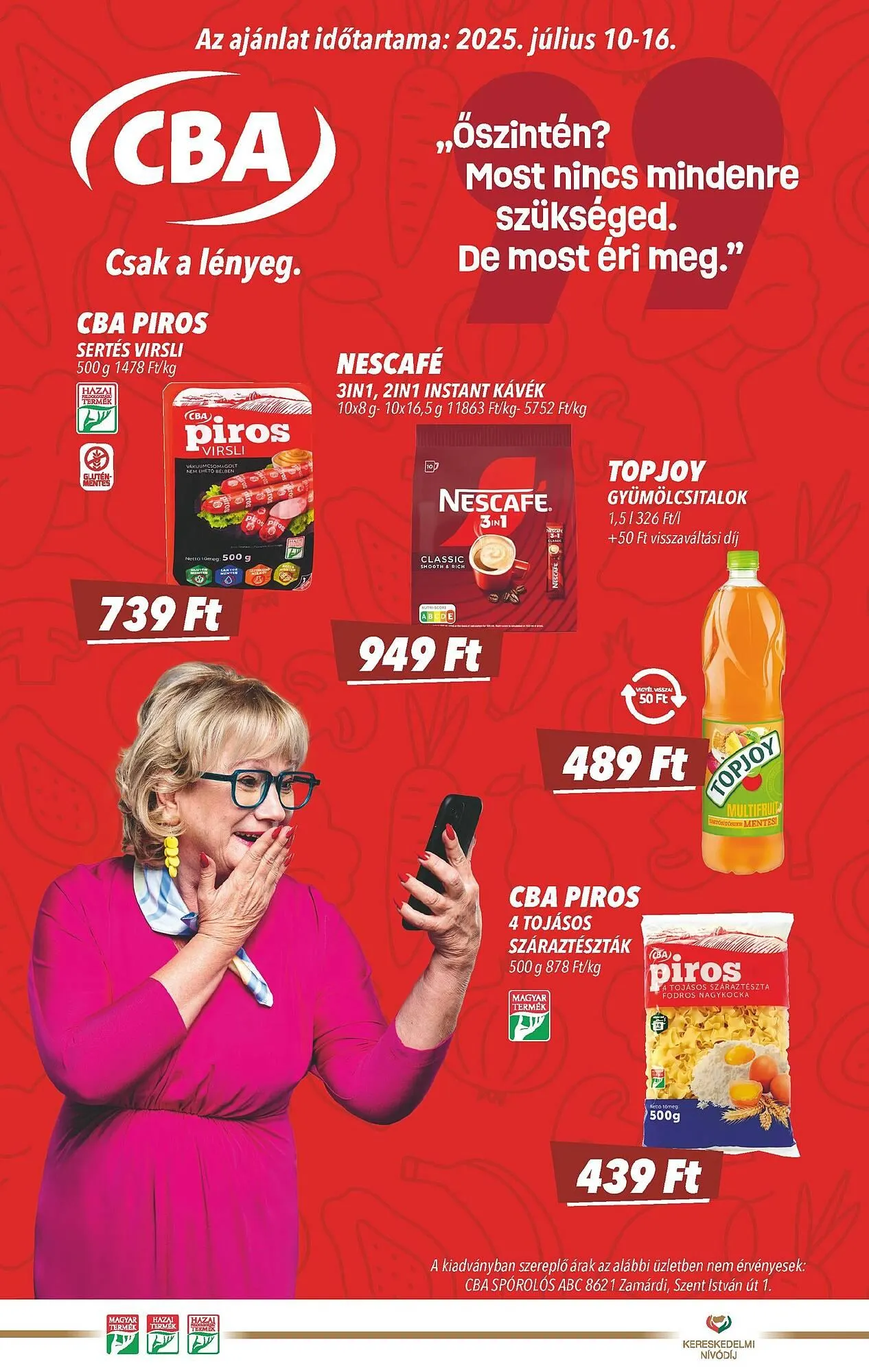 CBA akciós újság - 1