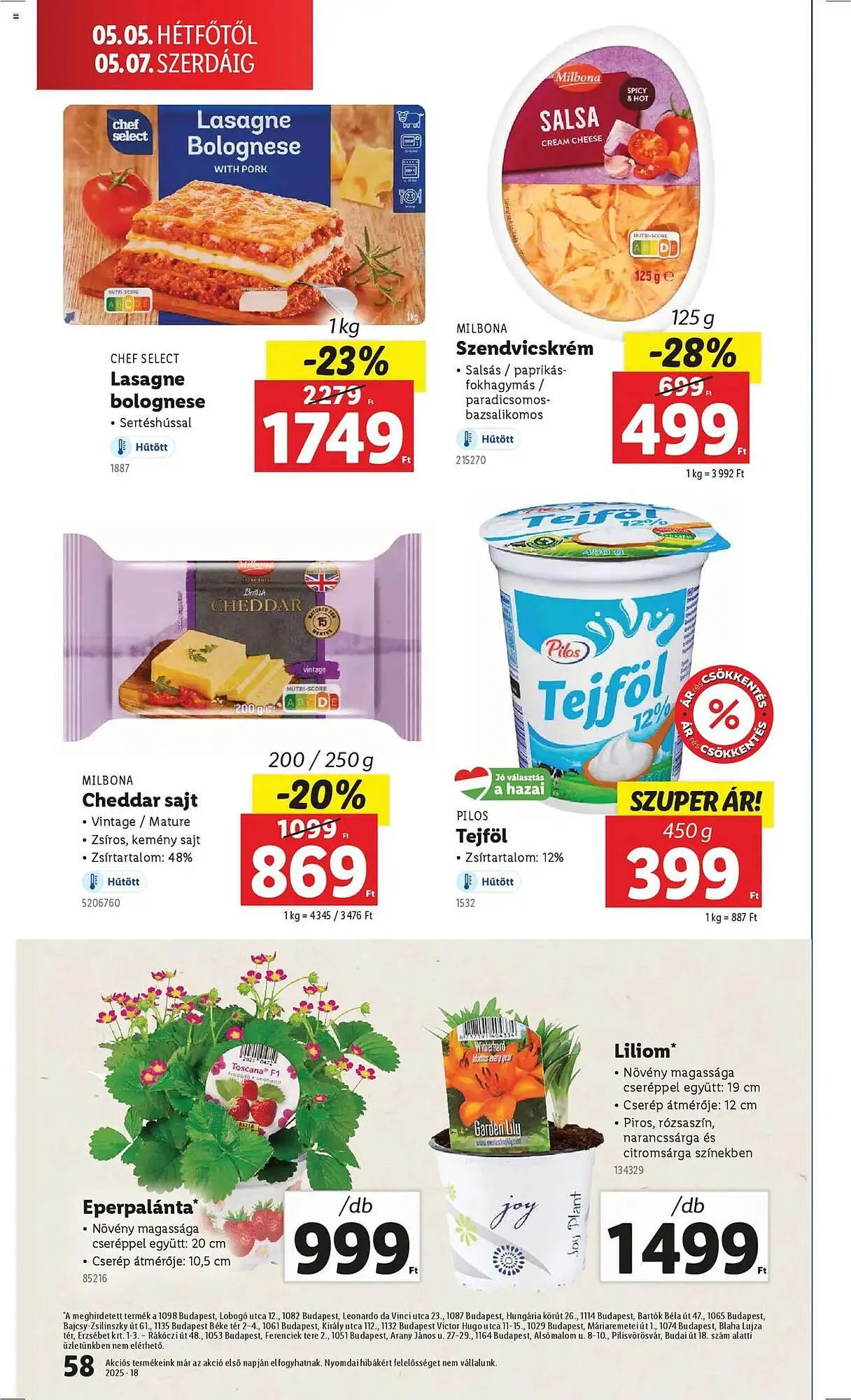 Katalógus Lidl akciós újság április 30.-tól május 7.-ig 2025. - Oldal 58