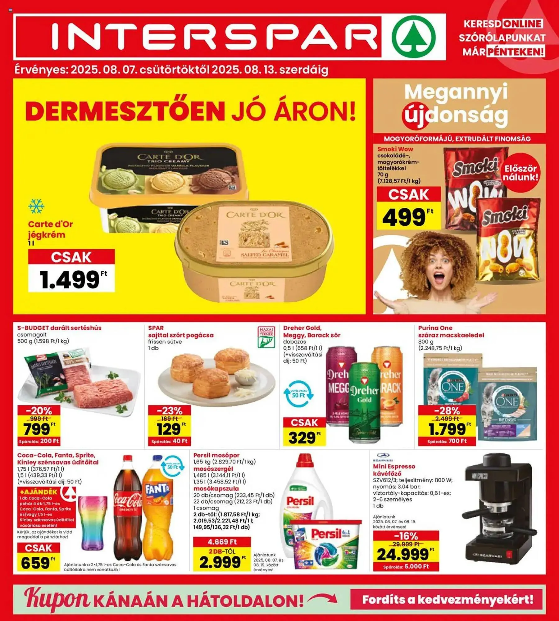 Katalógus Interspar akciós újság augusztus 7.-tól augusztus 13.-ig 2025. - Oldal 1