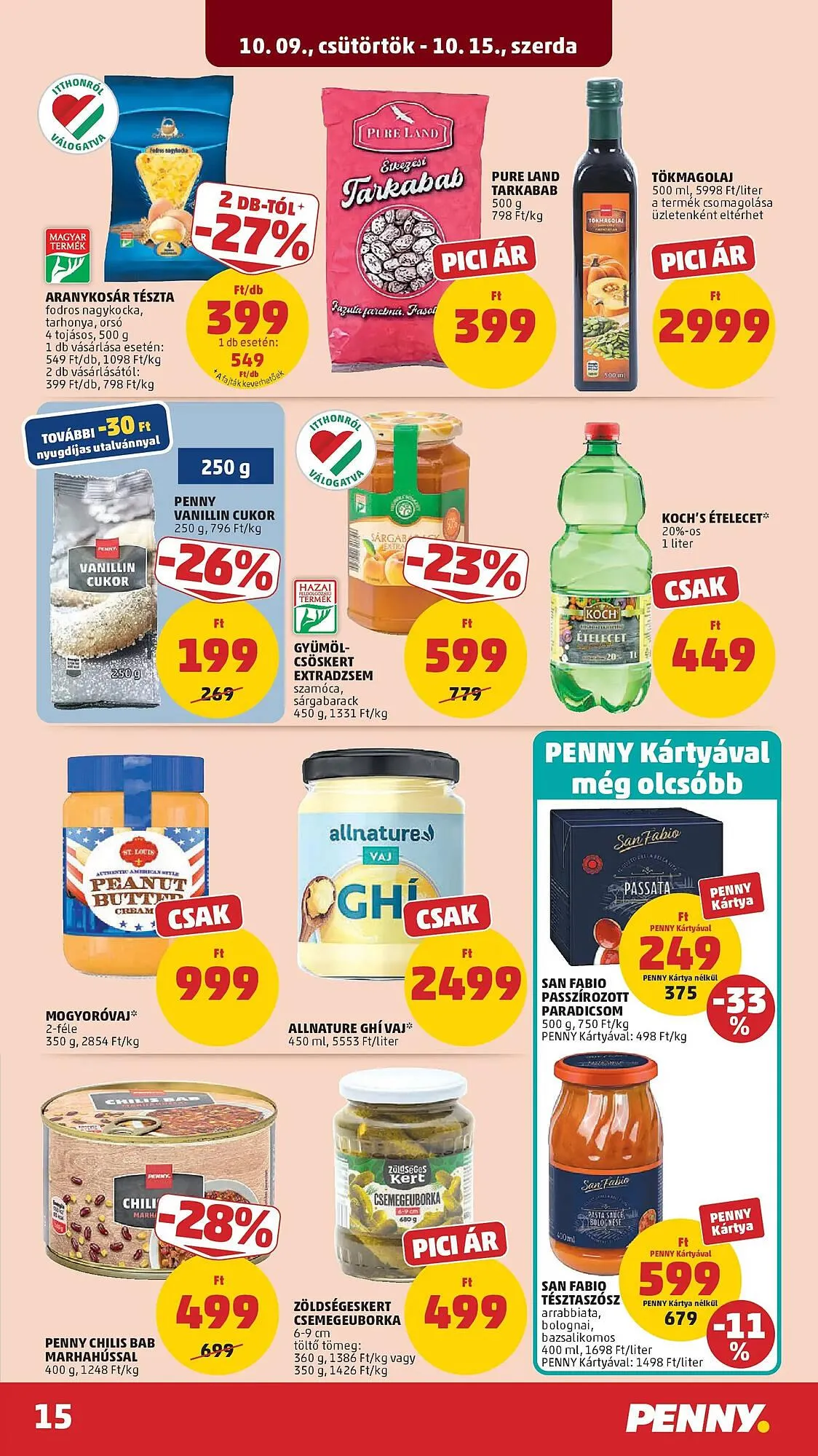 Katalógus PENNY akciós újság október 9.-tól október 15.-ig 2025. - Oldal 15