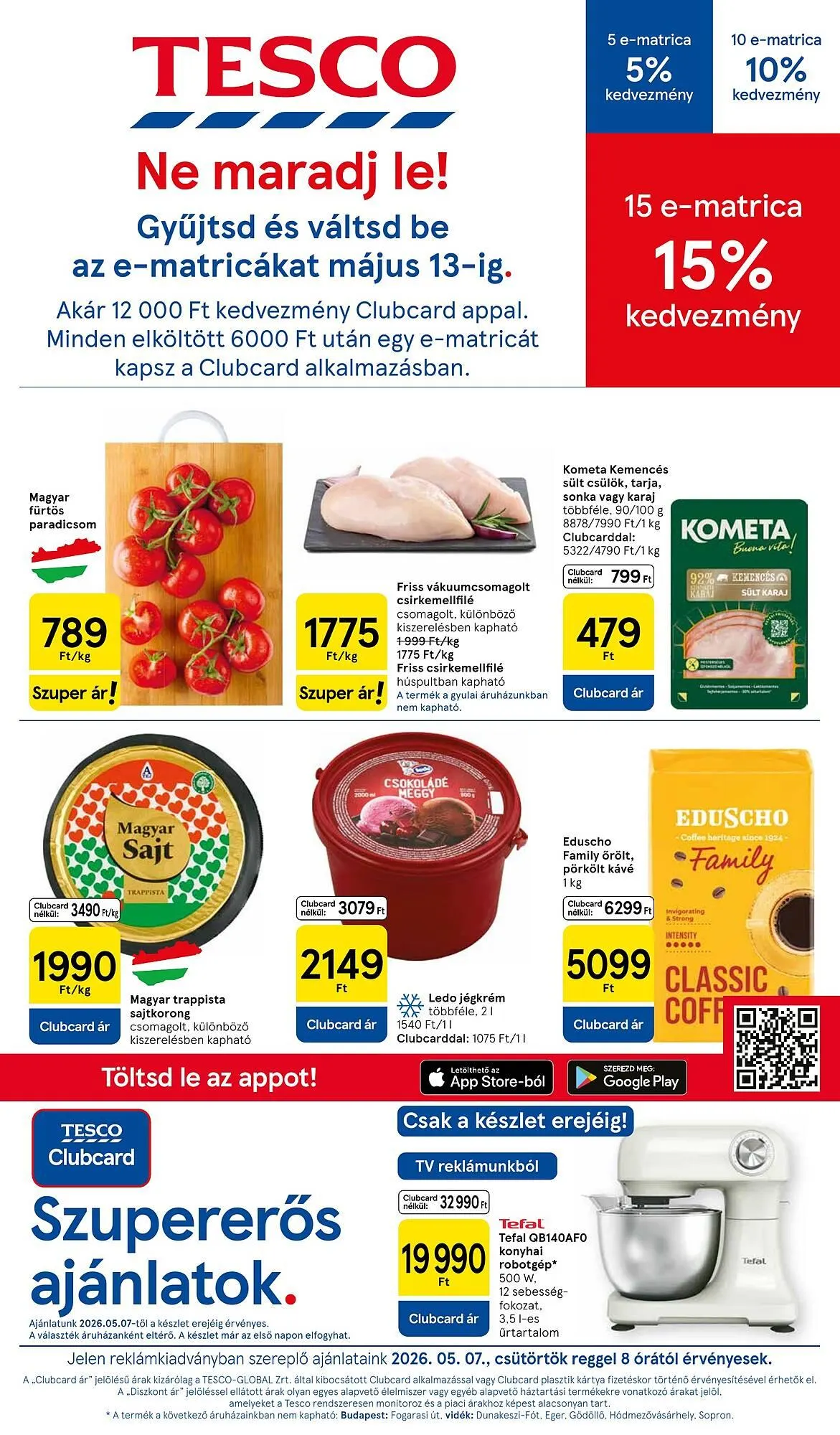 Katalógus Tesco akciós újság május 7.-tól május 13.-ig 2026. - Oldal 1