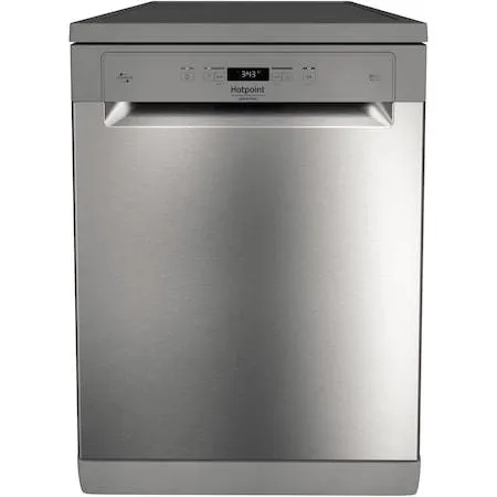 Hotpoint HFC3C41CWX Mosogatógép, 60 cm 14 teríték, 9 program, Zone Wash 3D, ActivEco rendszer, Inverter motor, Flexi Load, Aquastop, C energiaosztály, Rozsdamentes acél