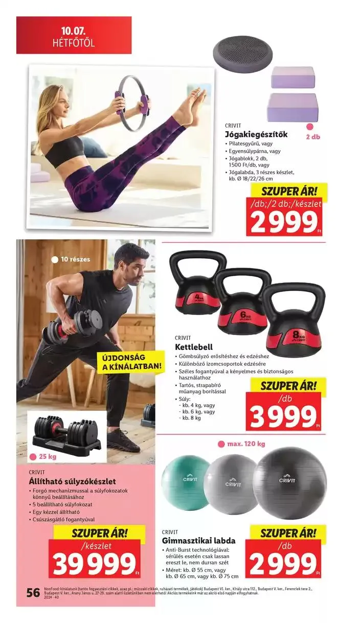 Katalógus Akciós újság – 40. hét október 3.-tól október 9.-ig 2024. - Oldal 56