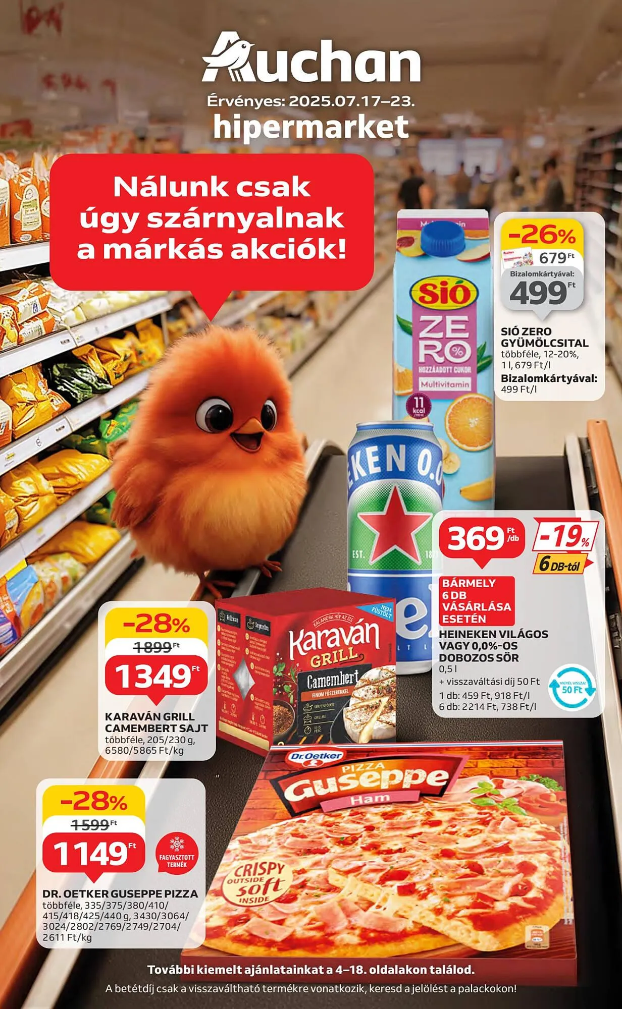 Katalógus Auchan akciós újság július 17.-tól július 23.-ig 2025. - Oldal 1