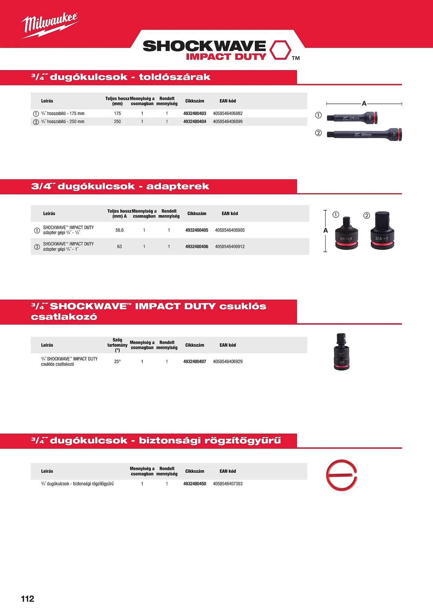Katalógus Milwaukee akciós újság szeptember 16.-tól december 31.-ig 2025. - Oldal 112