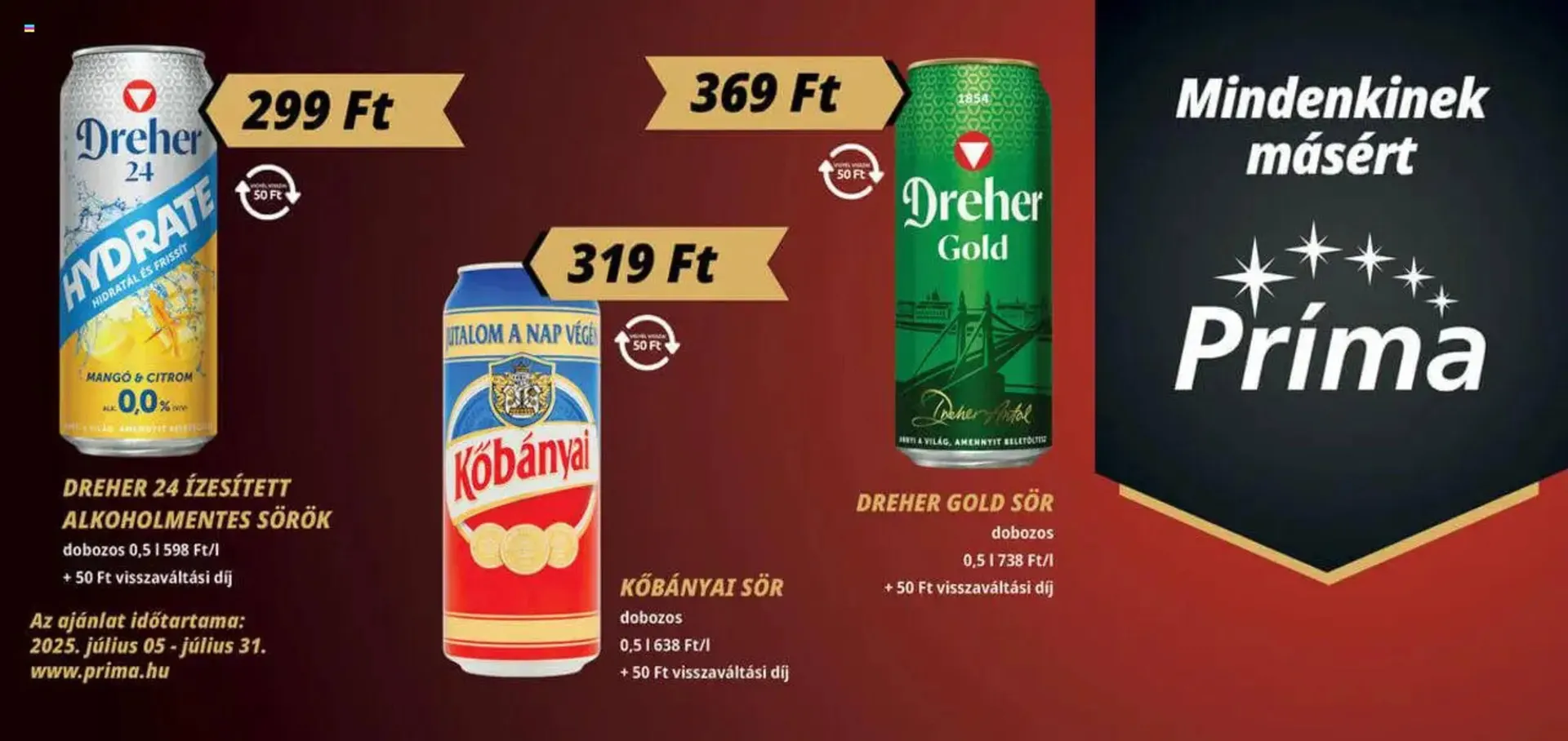 Katalógus Príma akciós újság július 5.-tól július 31.-ig 2025. - Oldal 3