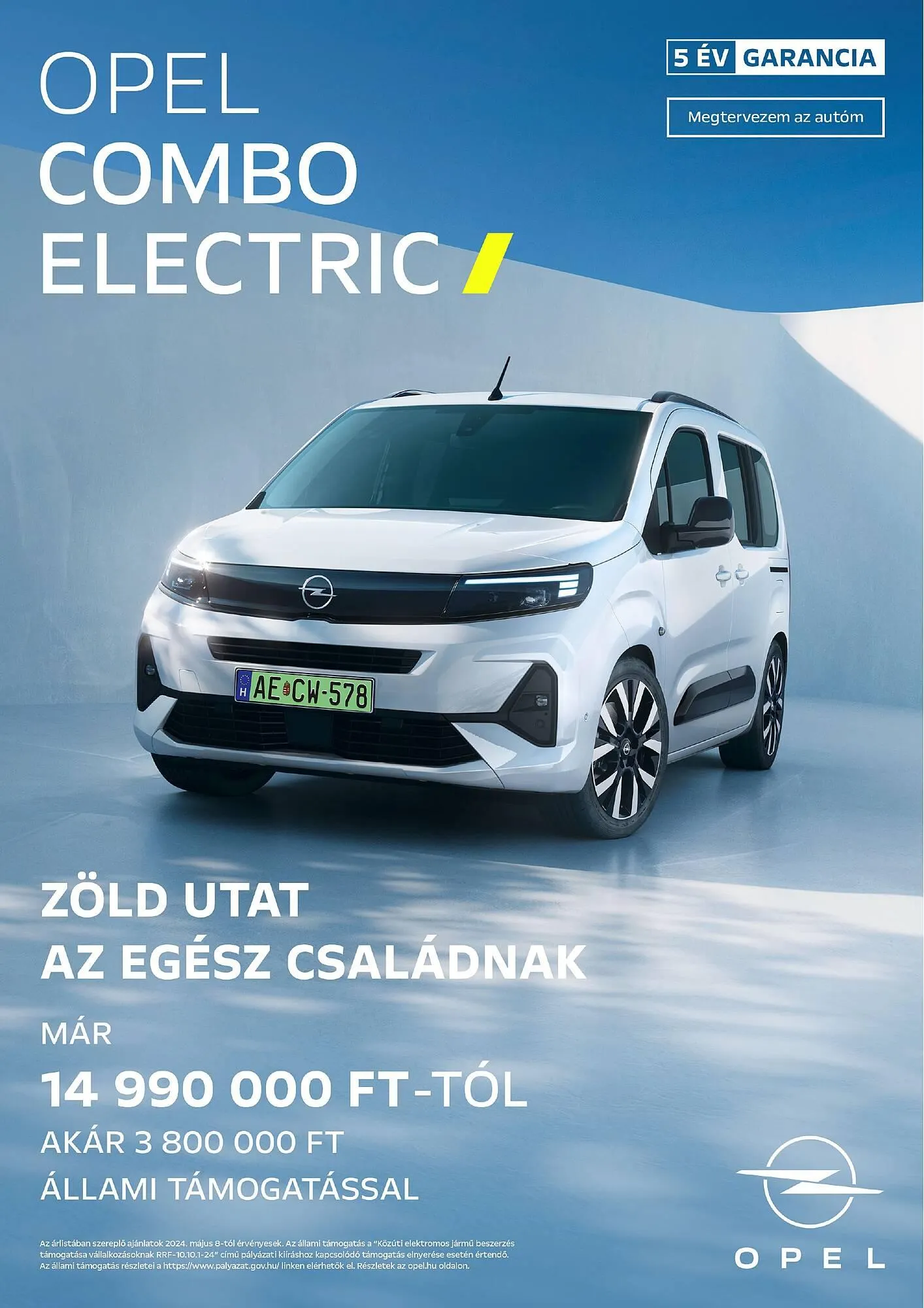 Katalógus Opel Combo Electric akciós újság július 5.-tól december 31.-ig 2024. - Oldal 1