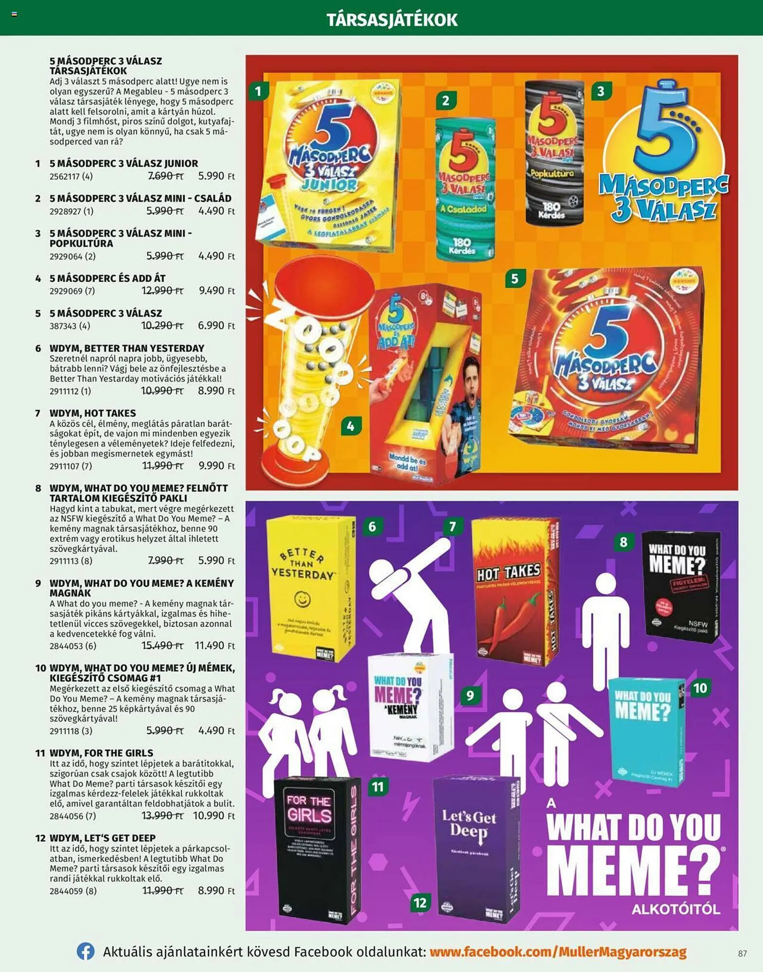 Katalógus Müller akciós újság október 30.-tól december 31.-ig 2023. - Oldal 87