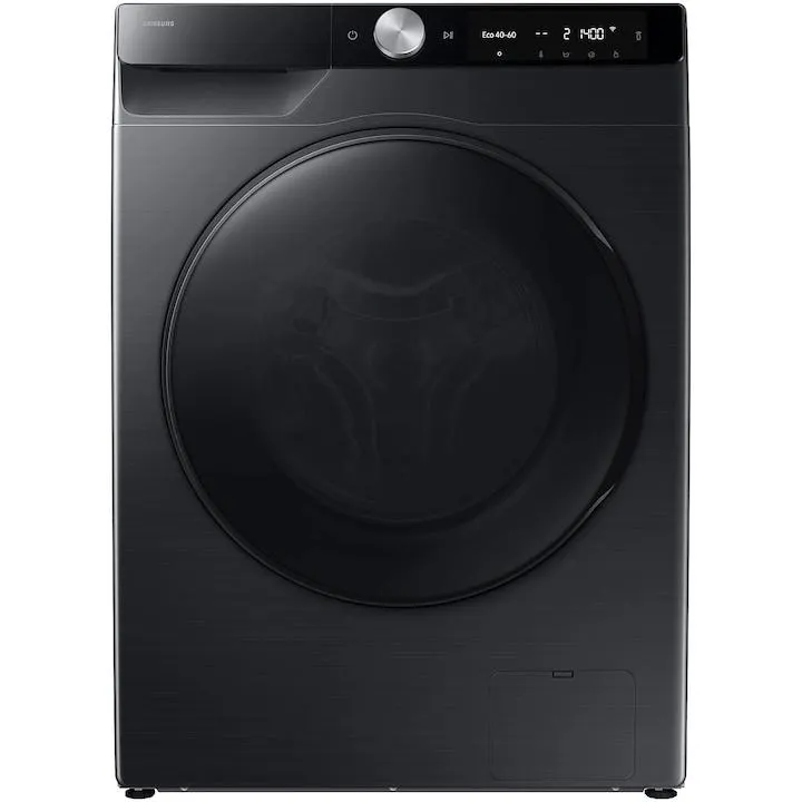 Samsung WD90DG6G94BBU4 Mosógép- és szárítógép, mosási kapacitás 9 kg, szárítási kapacitás 5 kg, 1400 fordulat/perc, A energiahatékonysági osztály, AI vezérlés, AI mosás, automatikus adagolás, AI Ecobubble, Super Speed 39, Space Max, Smart Things WiFi, dig