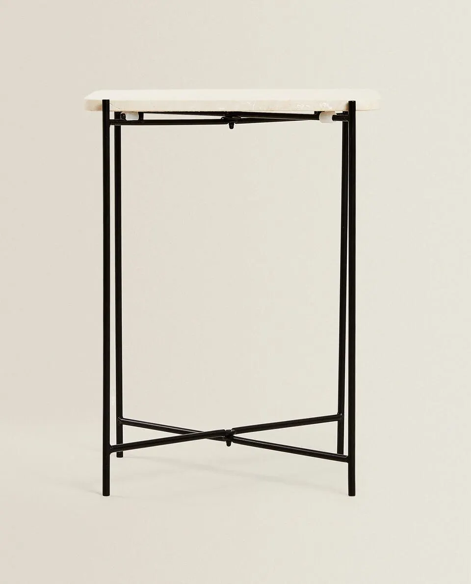 MARBLE SIDE TABLE