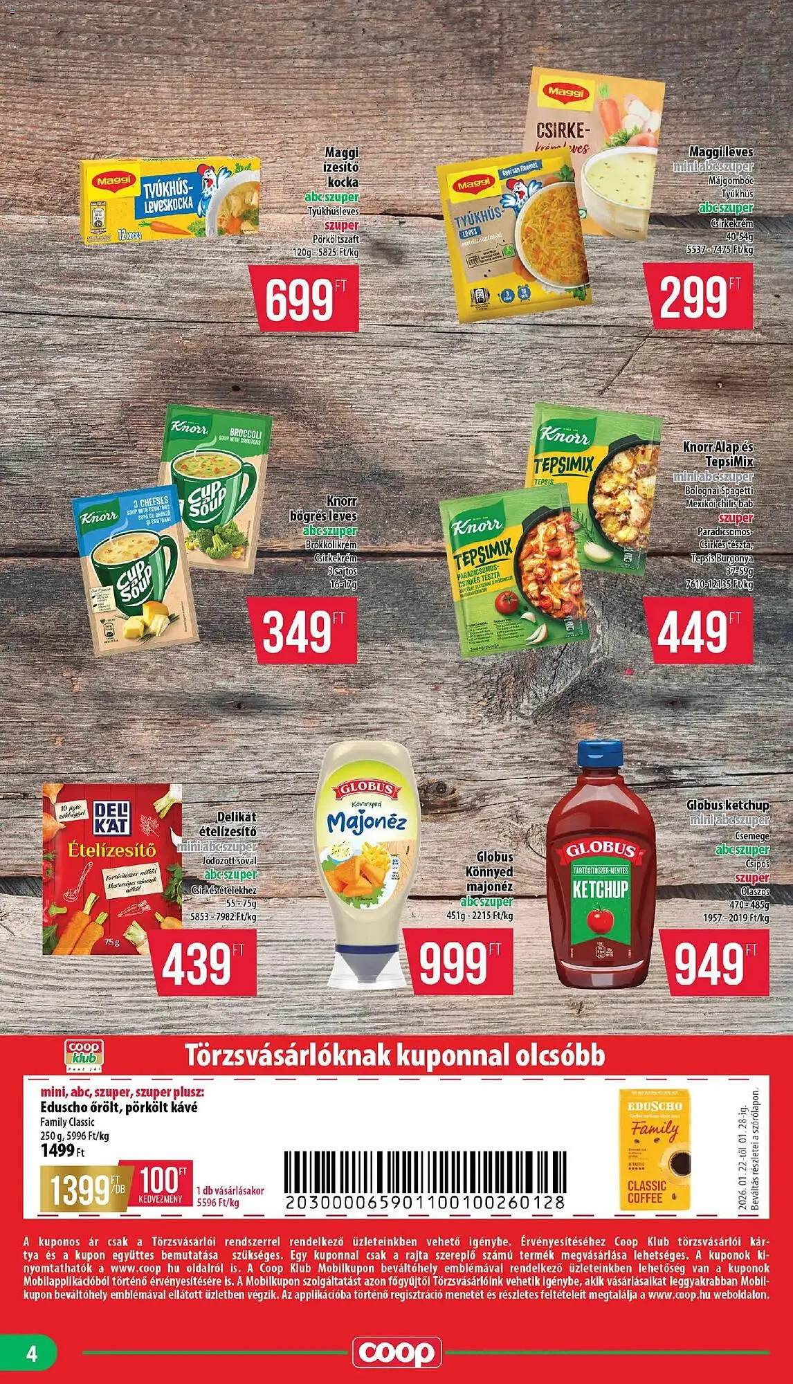 Katalógus Coop akciós újság január 22.-tól január 28.-ig 2026. - Oldal 4