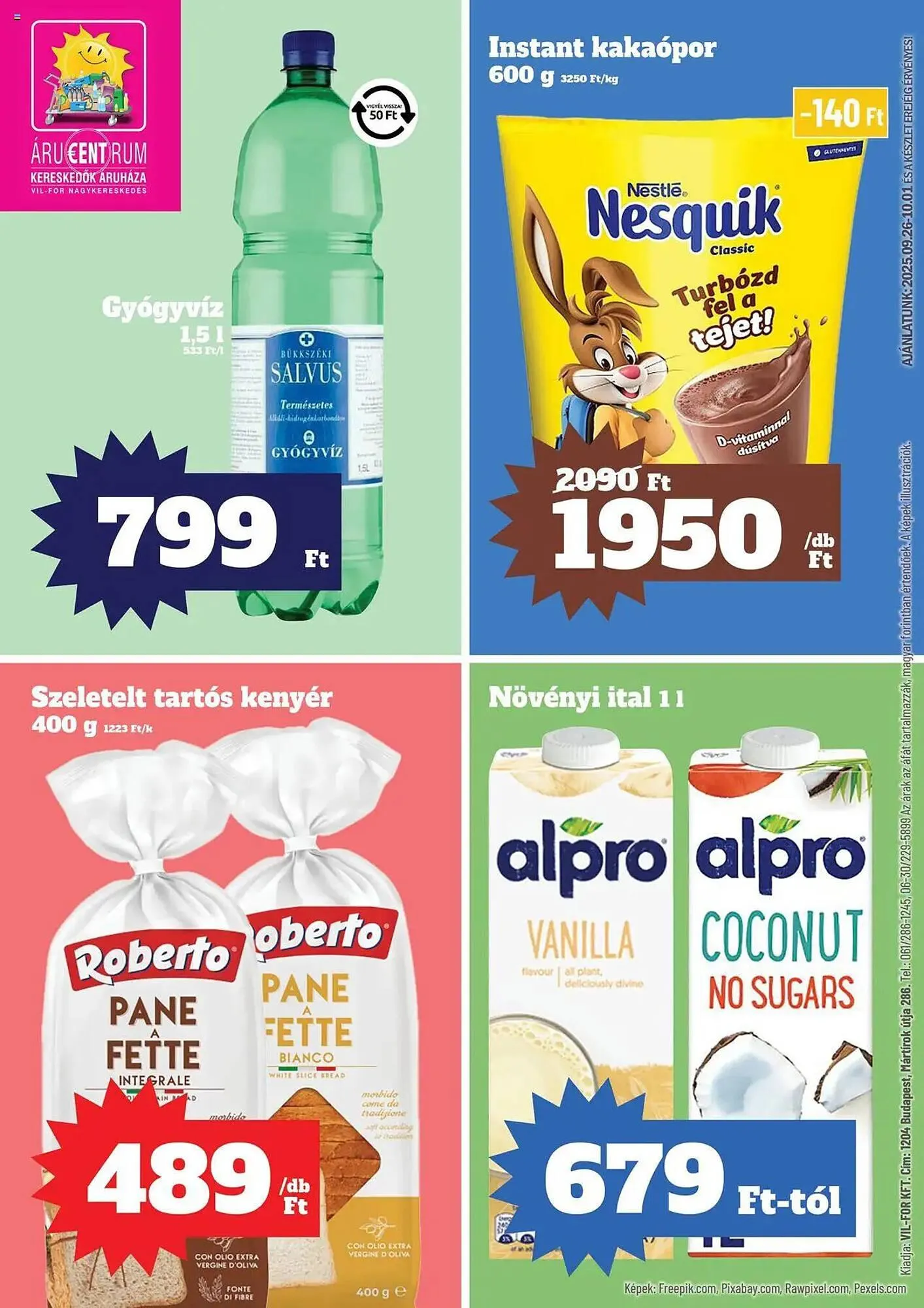 Vil-For akciós újság - 1