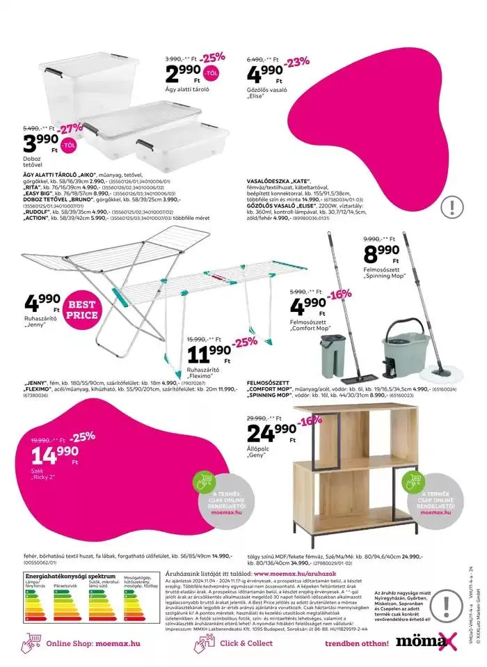 Katalógus Prospektus Mömax november 4.-tól november 17.-ig 2024. - Oldal 16