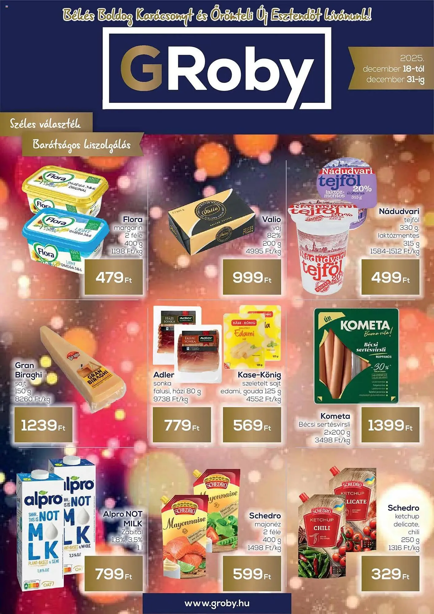 Katalógus GRoby akciós újság december 18.-tól december 31.-ig 2025. - Oldal 1