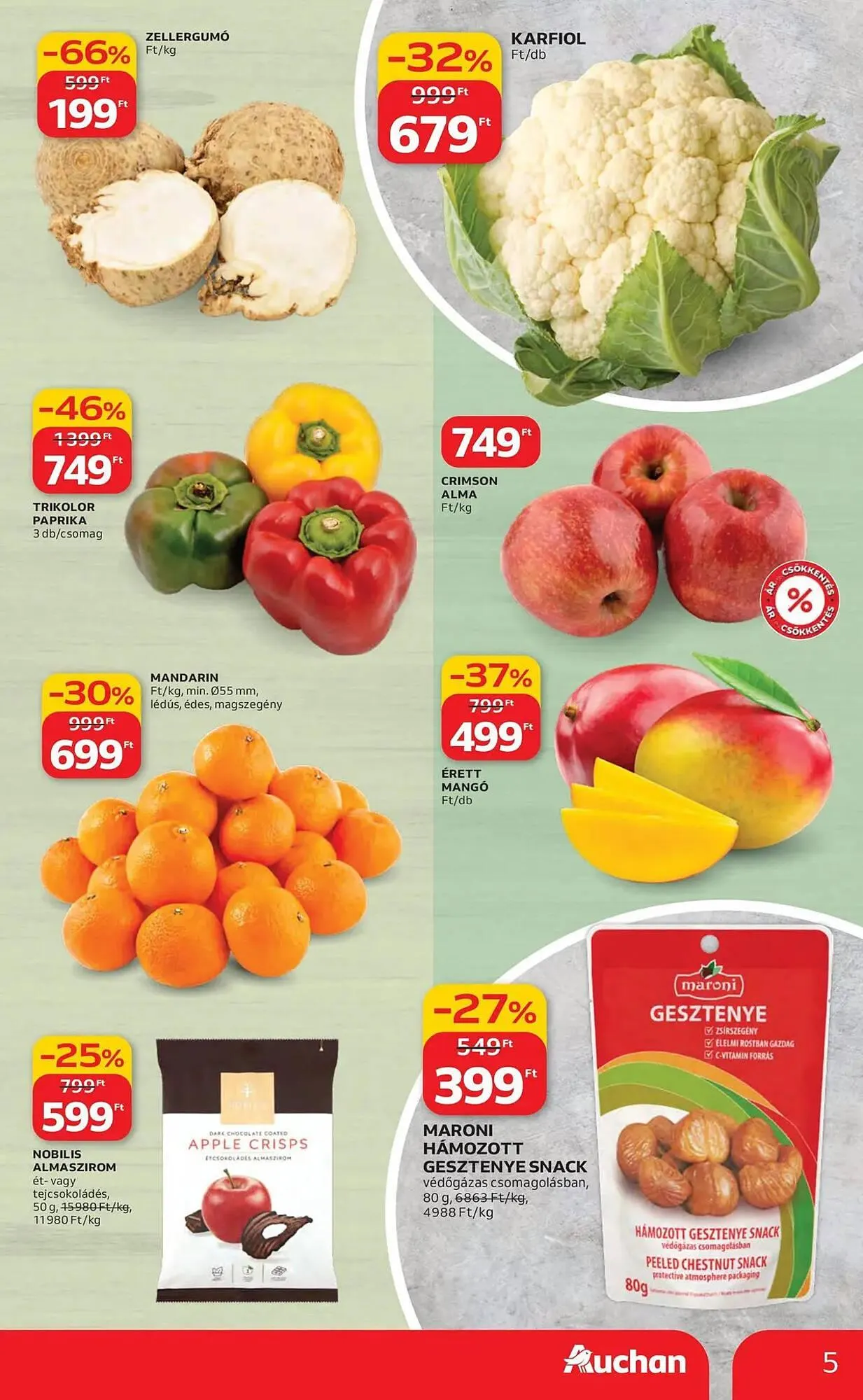 Katalógus Auchan akciós újság március 19.-tól március 25.-ig 2026. - Oldal 5
