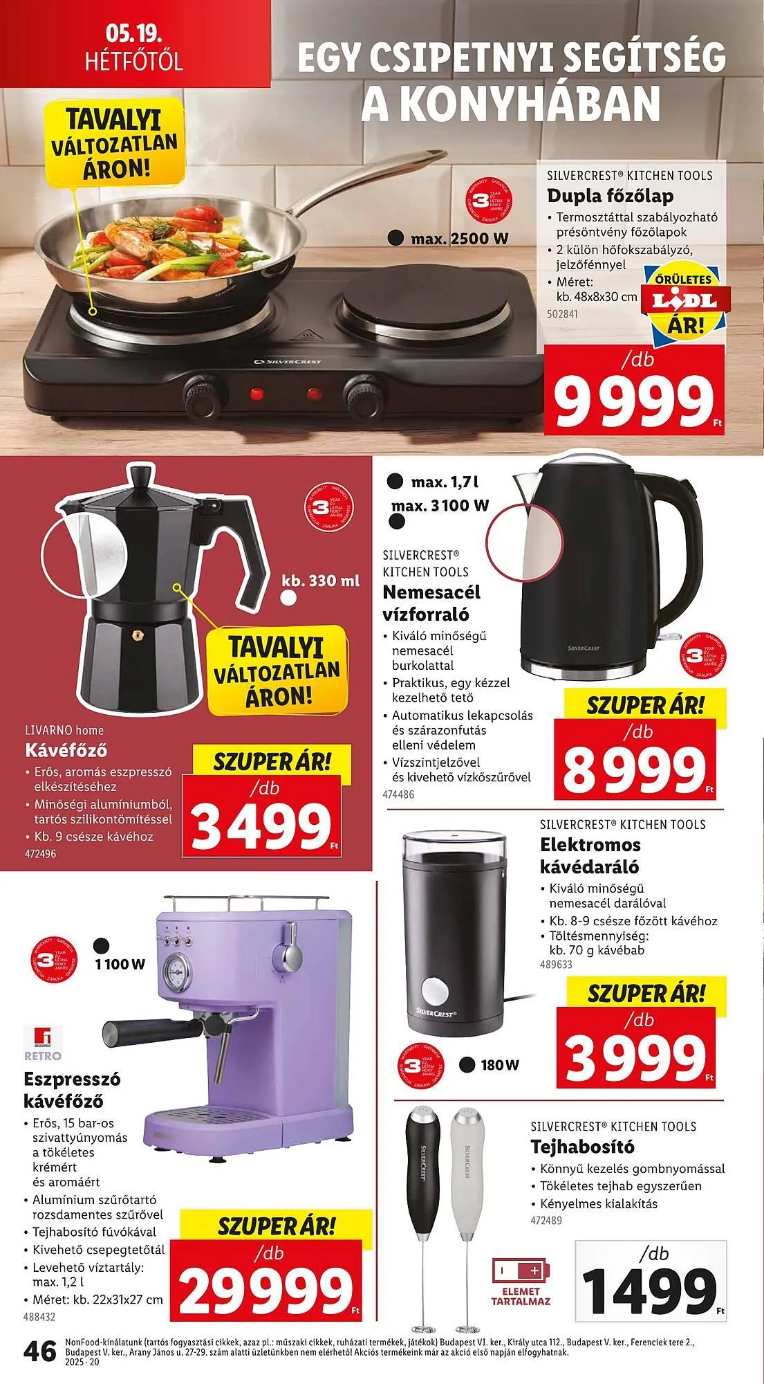 Katalógus Lidl akciós újság május 15.-tól május 21.-ig 2025. - Oldal 46