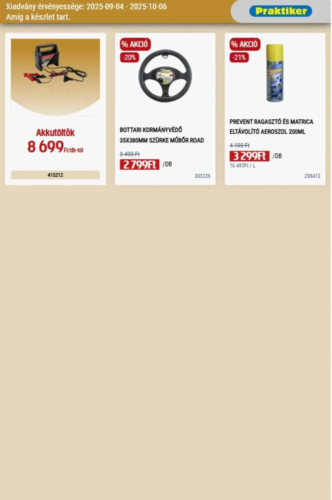 Katalógus Praktiker akciós újság szeptember 4.-tól október 6.-ig 2025. - Oldal 41