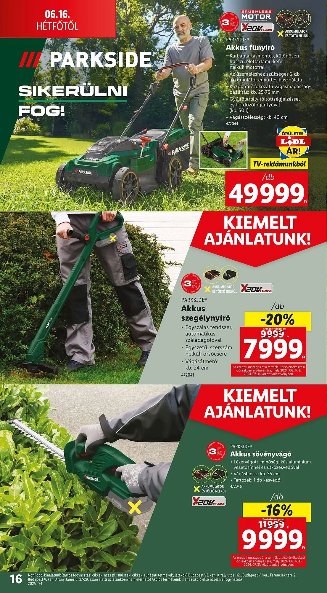 Katalógus Lidl akciós újság június 12.-tól június 18.-ig 2025. - Oldal 16