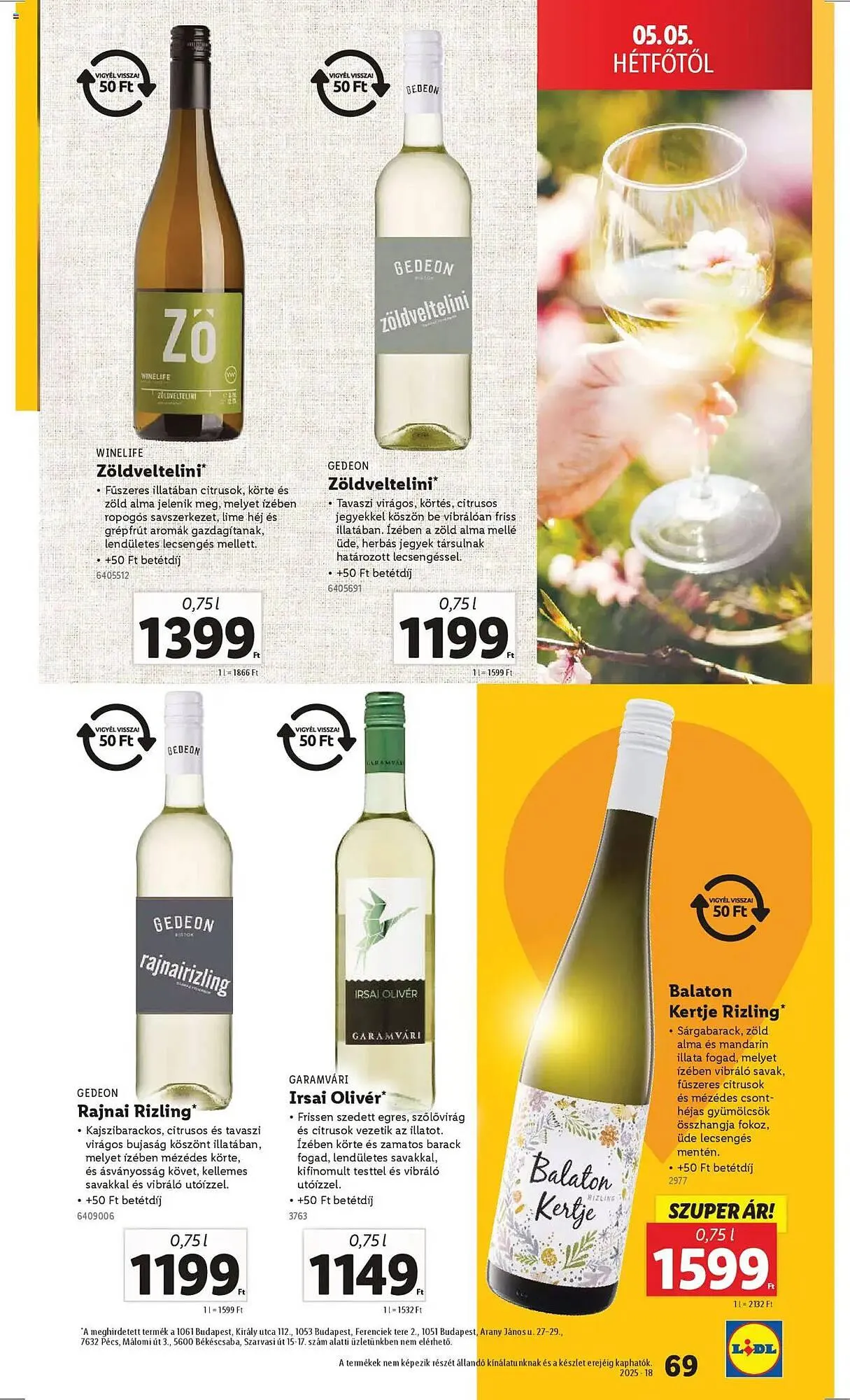 Katalógus Lidl akciós újság április 30.-tól május 7.-ig 2025. - Oldal 69