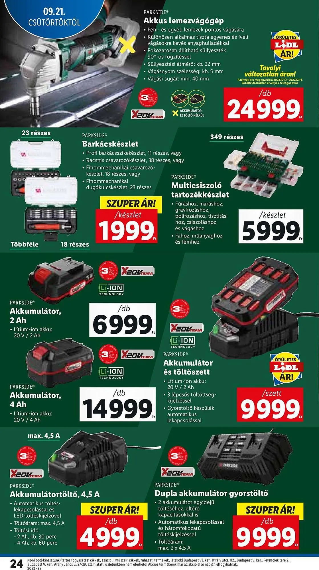 Katalógus Lidl akciós újság szeptember 21.-tól szeptember 27.-ig 2023. - Oldal 24