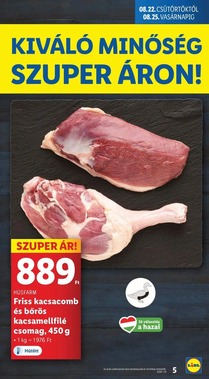 Katalógus Akciós újság – 34. hét augusztus 22.-tól augusztus 28.-ig 2024. - Oldal 5