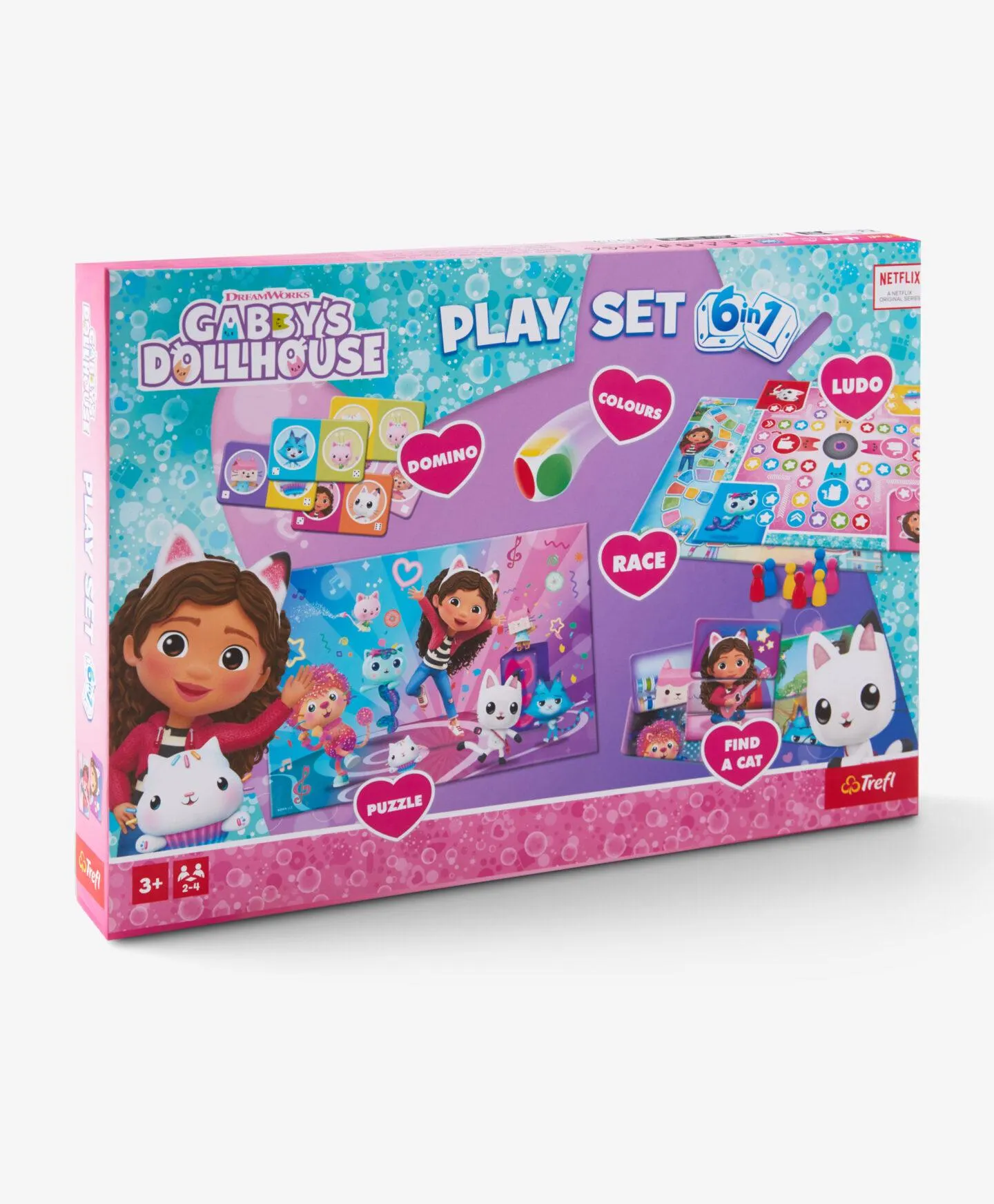 6 darabos játék szett Gabi babaháza mintával