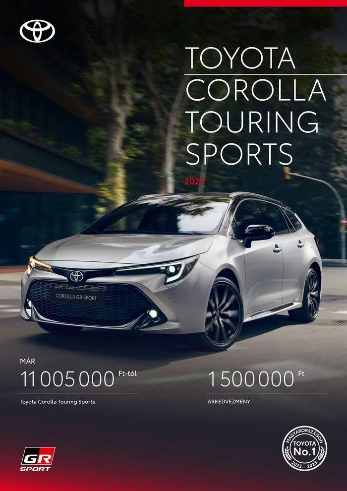 Katalógus Toyota Corolla TS MC23 május 20.-tól május 18.-ig 2025. - Oldal 1