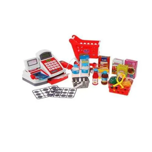 Pénztárgép sok kiegészítővel