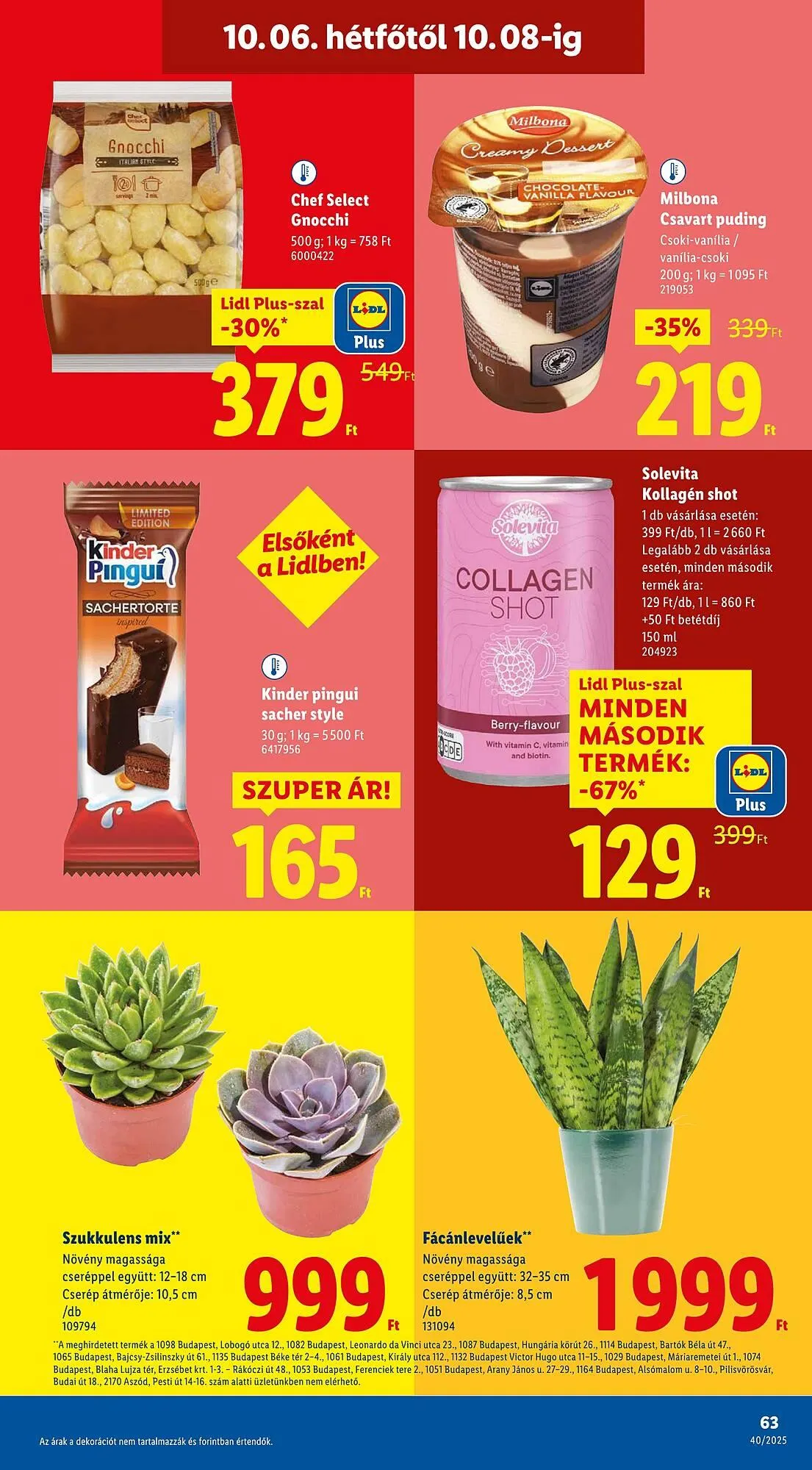 Katalógus Lidl akciós újság október 2.-tól október 8.-ig 2025. - Oldal 63