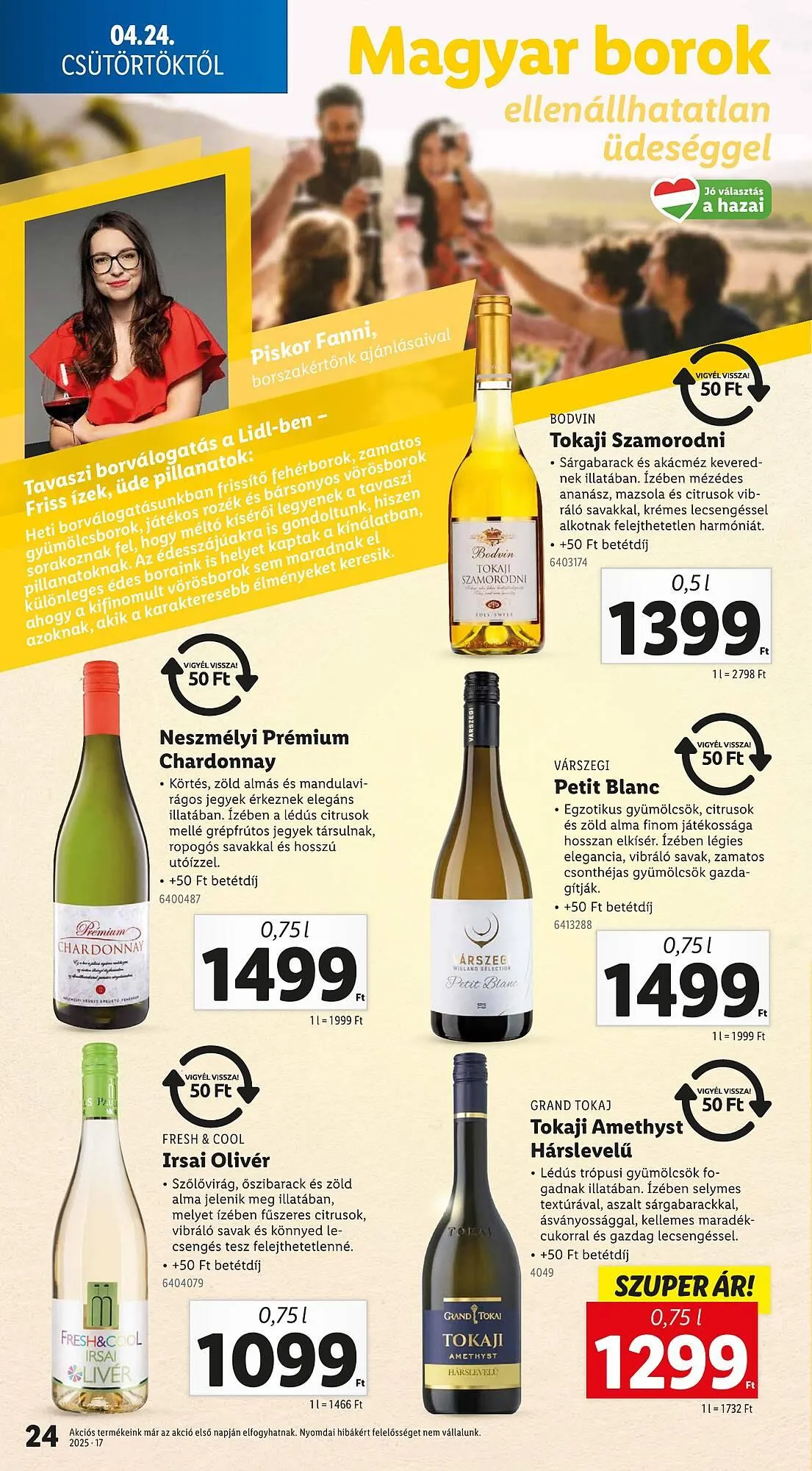 Katalógus Lidl akciós újság április 24.-tól április 29.-ig 2025. - Oldal 24