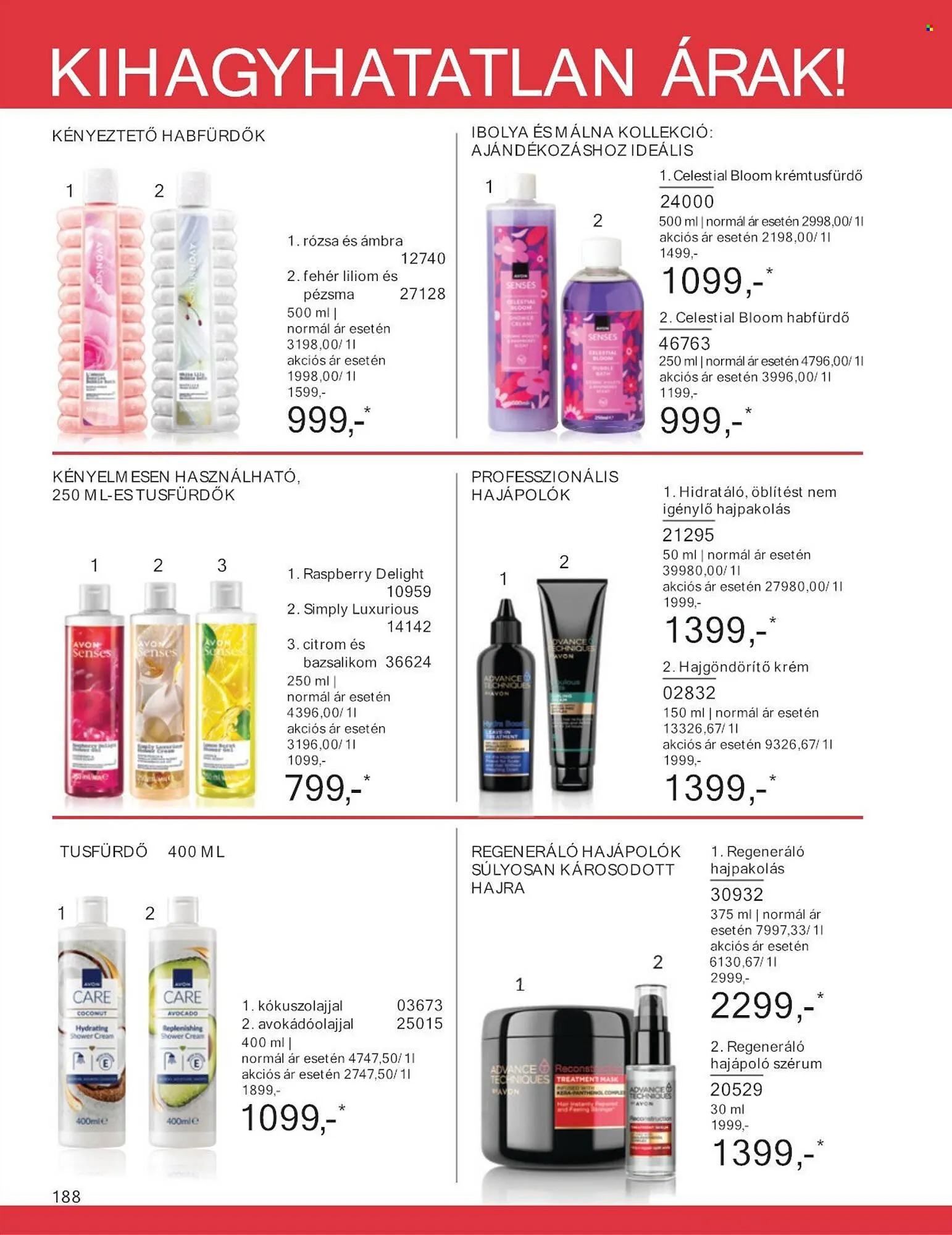 Katalógus AVON akciós újság június 1.-tól június 30.-ig 2025. - Oldal 188