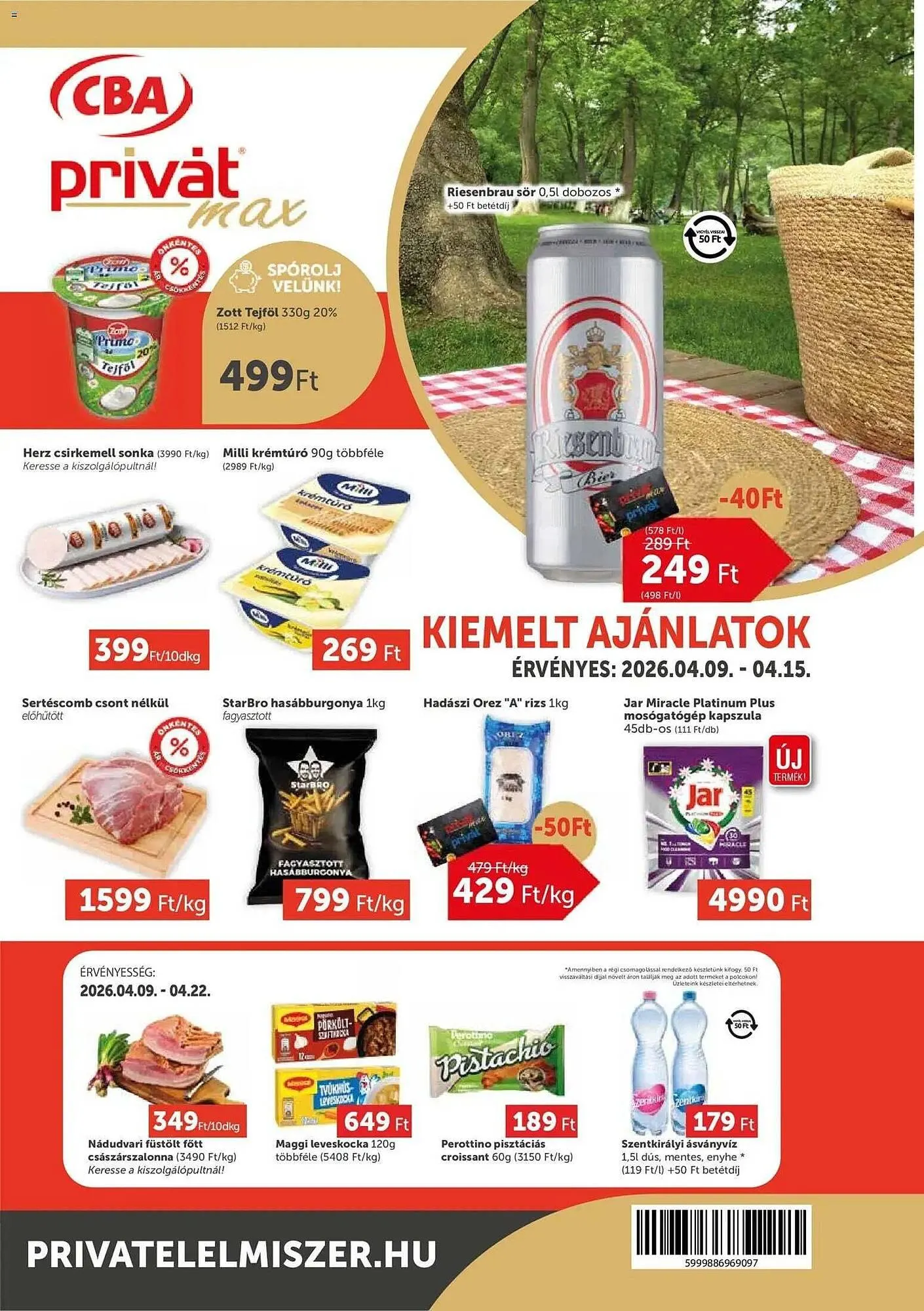Katalógus PRIVÁT akciós újság április 9.-tól április 15.-ig 2026. - Oldal 1