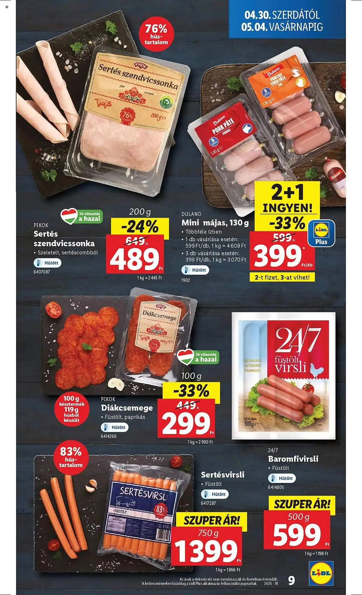 Katalógus Lidl akciós újság április 30.-tól május 7.-ig 2025. - Oldal 9