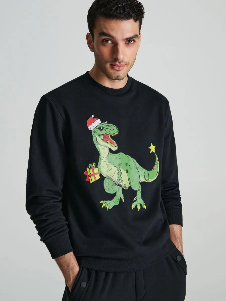 Karácsonyi mintás melegítőfelső