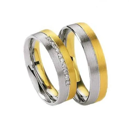 Többszínű arany karikagyűrű