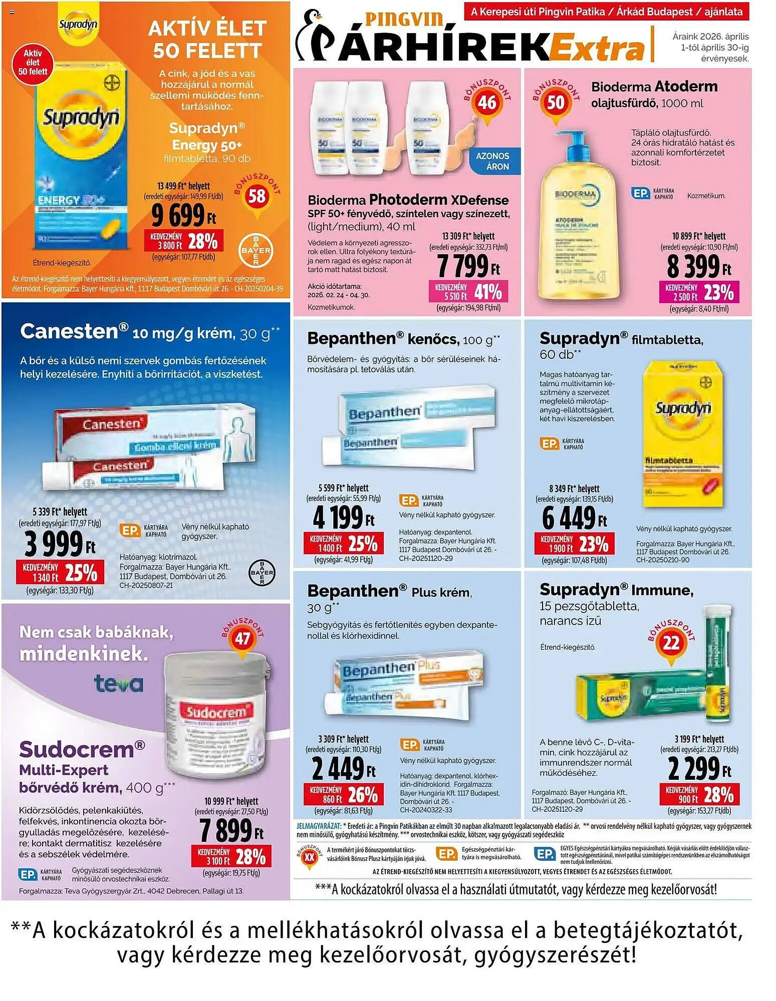 Katalógus Pingvin Patika akciós újság április 1.-tól április 30.-ig 2026. - Oldal 12