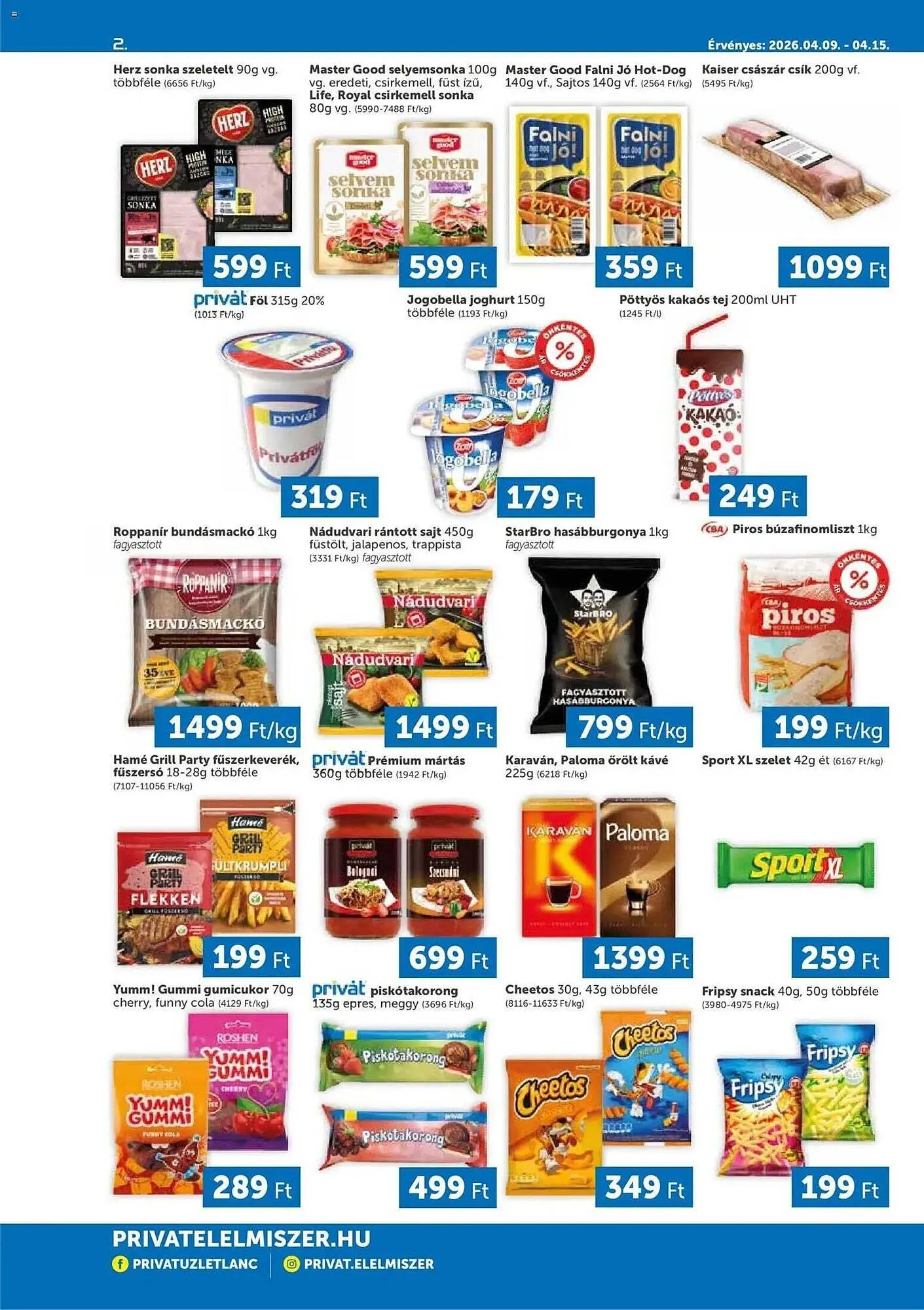 Katalógus PRIVÁT akciós újság április 9.-tól április 15.-ig 2026. - Oldal 2