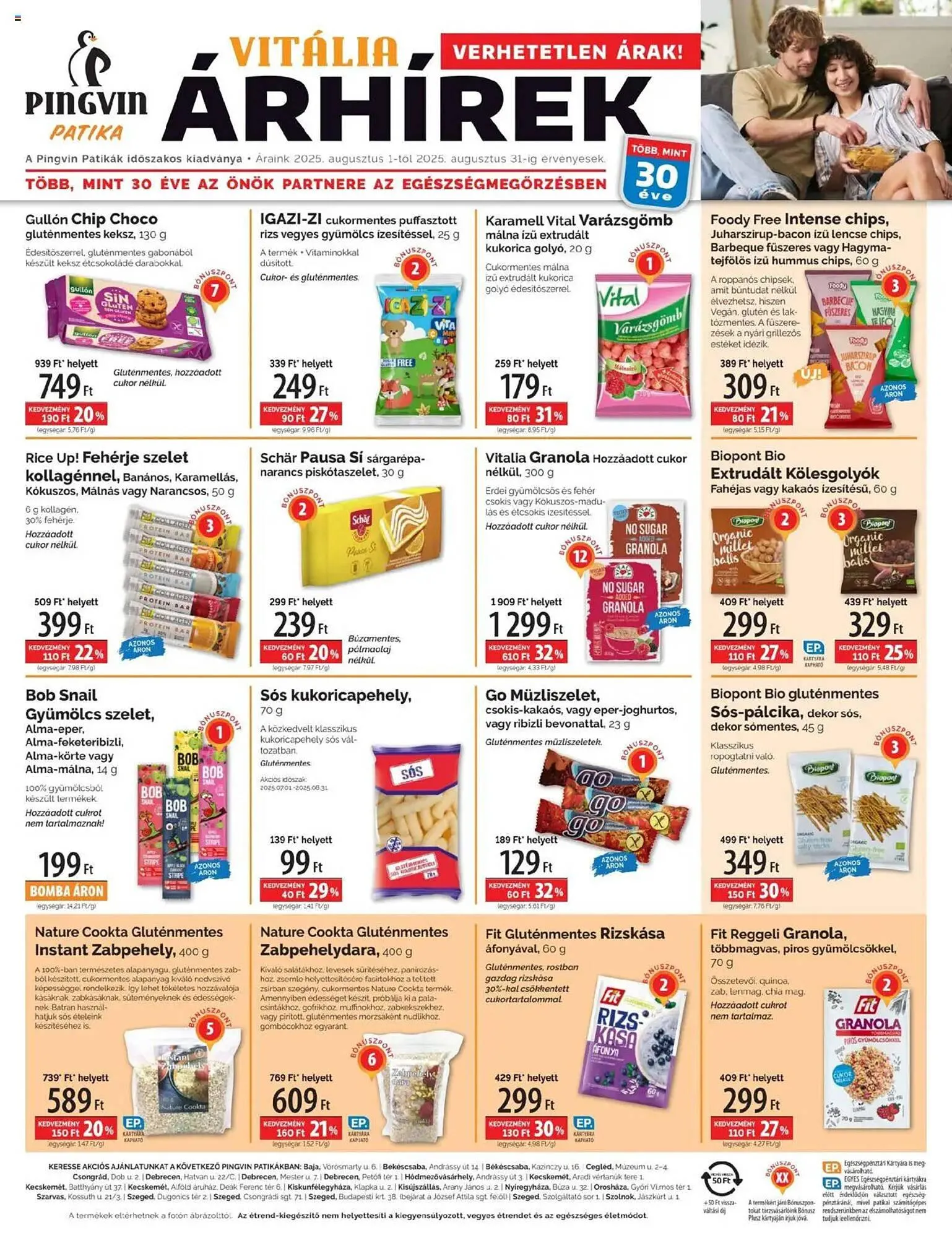 Pingvin Patika akciós újság - 1
