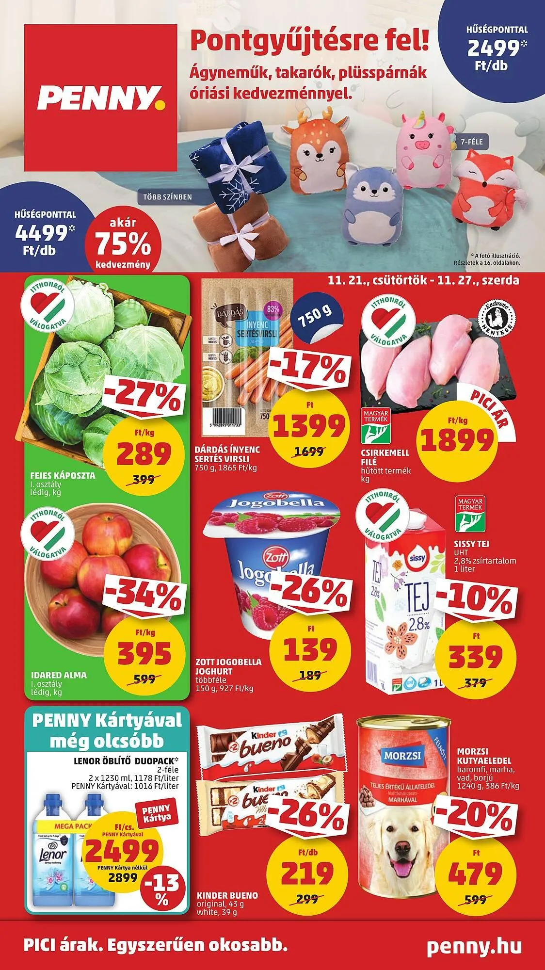 Katalógus PENNY akciós újság november 21.-tól november 27.-ig 2024. - Oldal 1