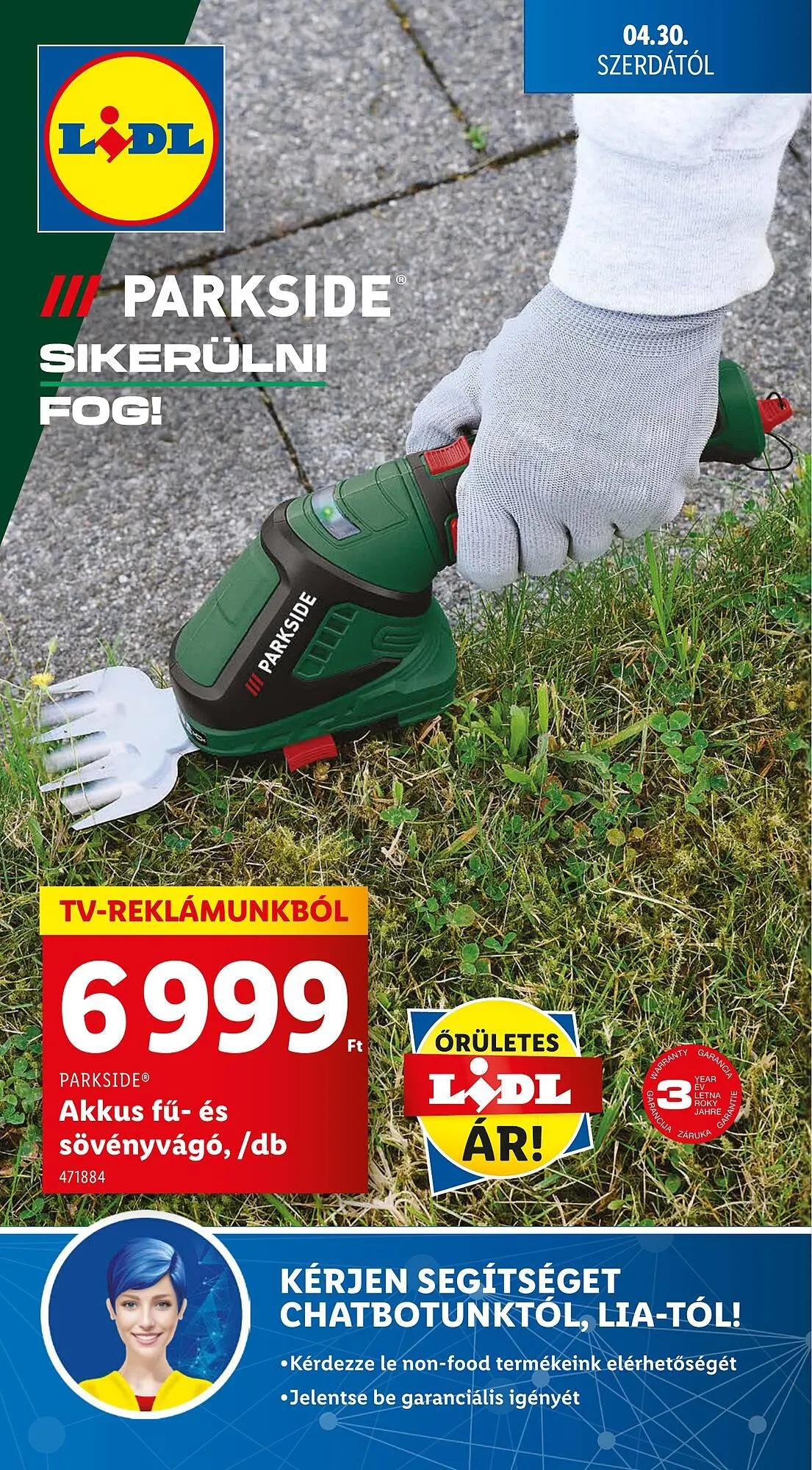 Katalógus Lidl akciós újság április 30.-tól május 4.-ig 2025. - Oldal 1