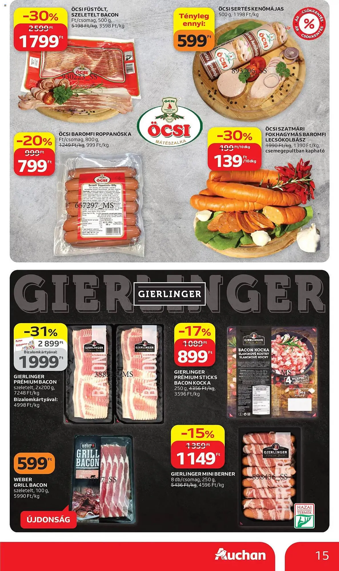 Katalógus Auchan akciós újság március 26.-tól április 8.-ig 2026. - Oldal 15
