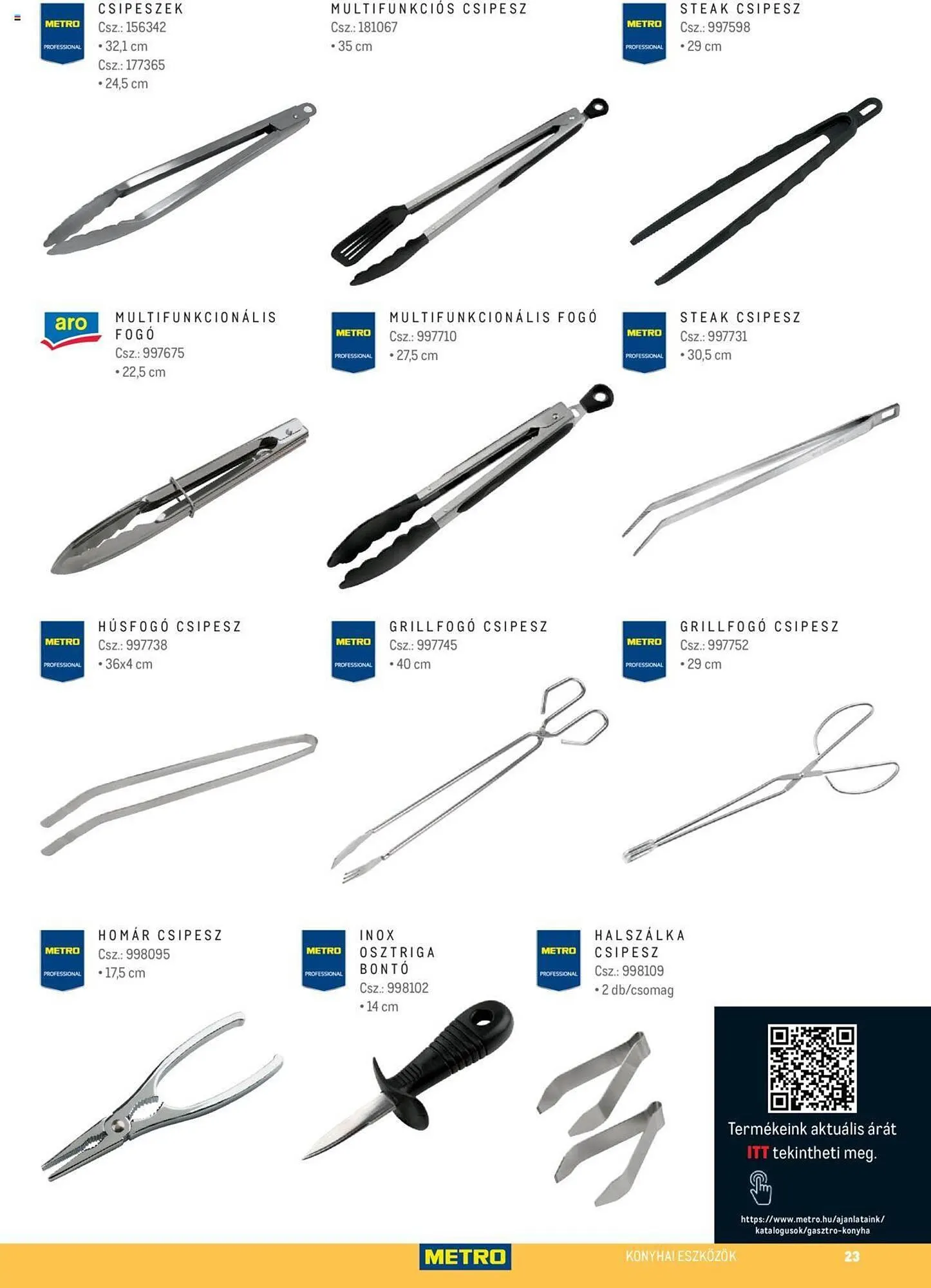 Katalógus Metro Gasztro konyha katalógus akciós újság február 15.-tól február 29.-ig 2024. - Oldal 23