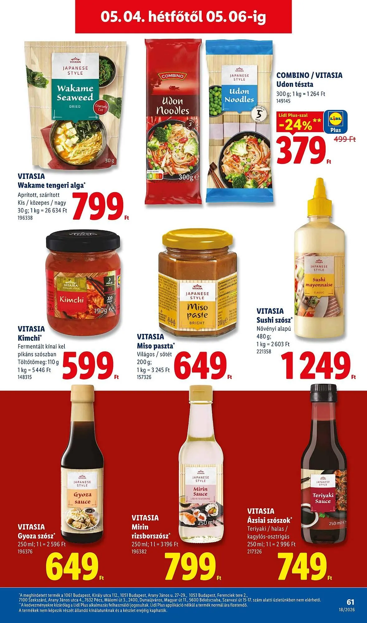 Katalógus Lidl akciós újság április 30.-tól május 6.-ig 2026. - Oldal 61